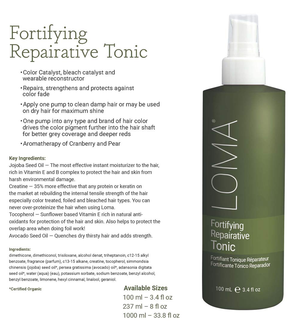 Foto 2 | Tónico Reparador Fortificante Loma Para El Cabello, 100 Ml - Venta Internacional.