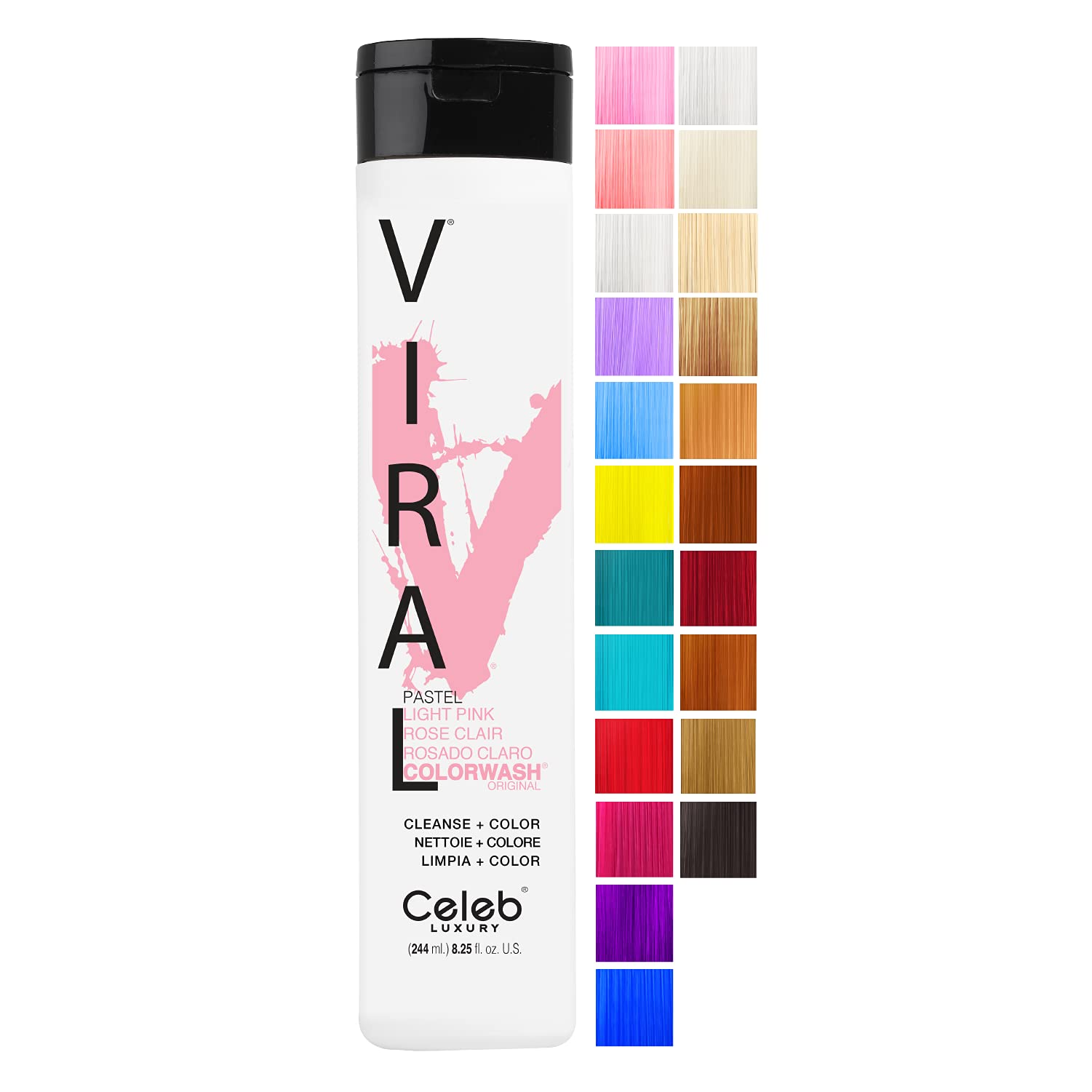Foto 2 pulgar | Champú Depositante De Tintes Para El Cabello Celeb Luxury Viral Colorwash - Venta Internacional.