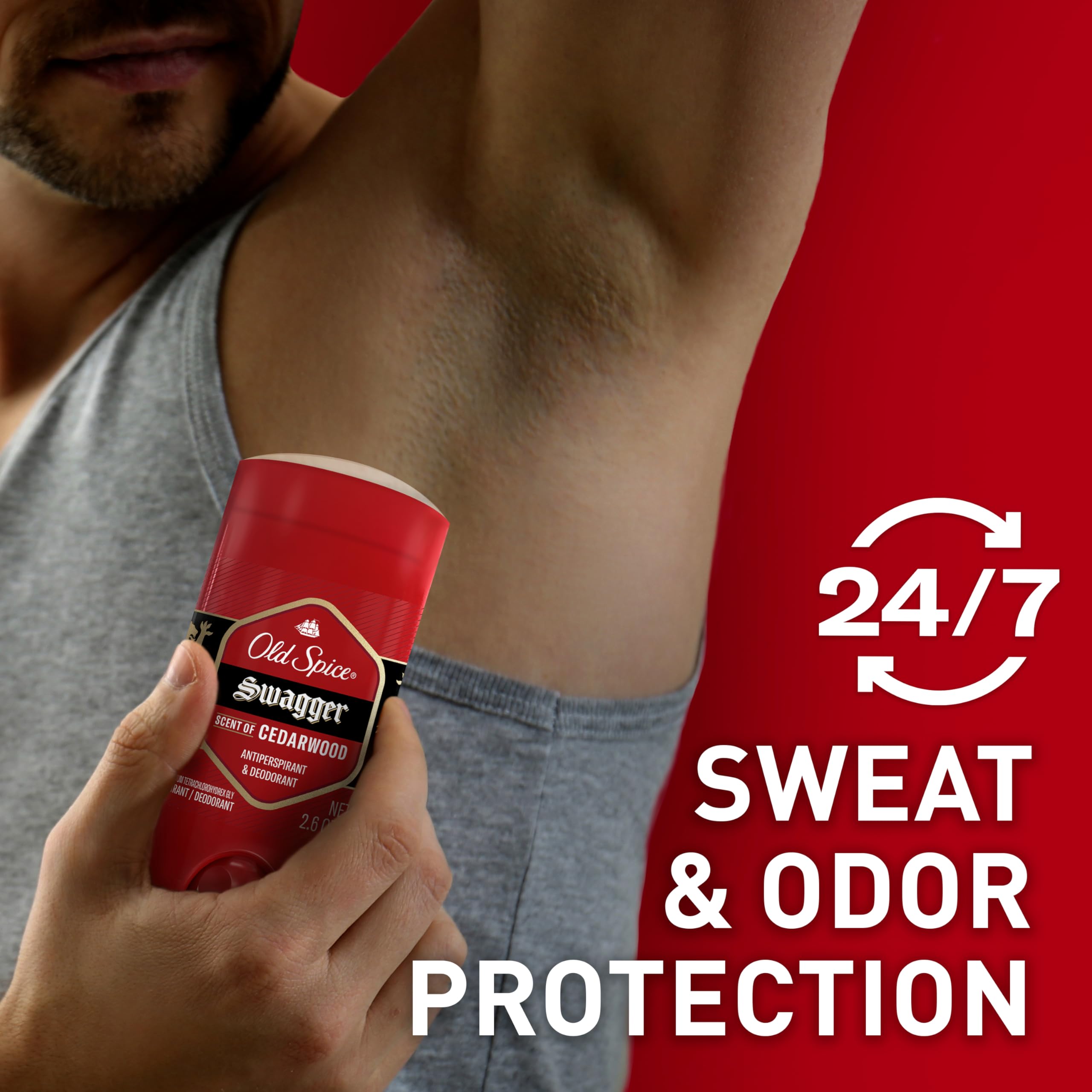 Foto 4 | Desodorante Antitranspirante Old Spice Swagger Para Hombre, 100 Ml, 3 - Venta Internacional.