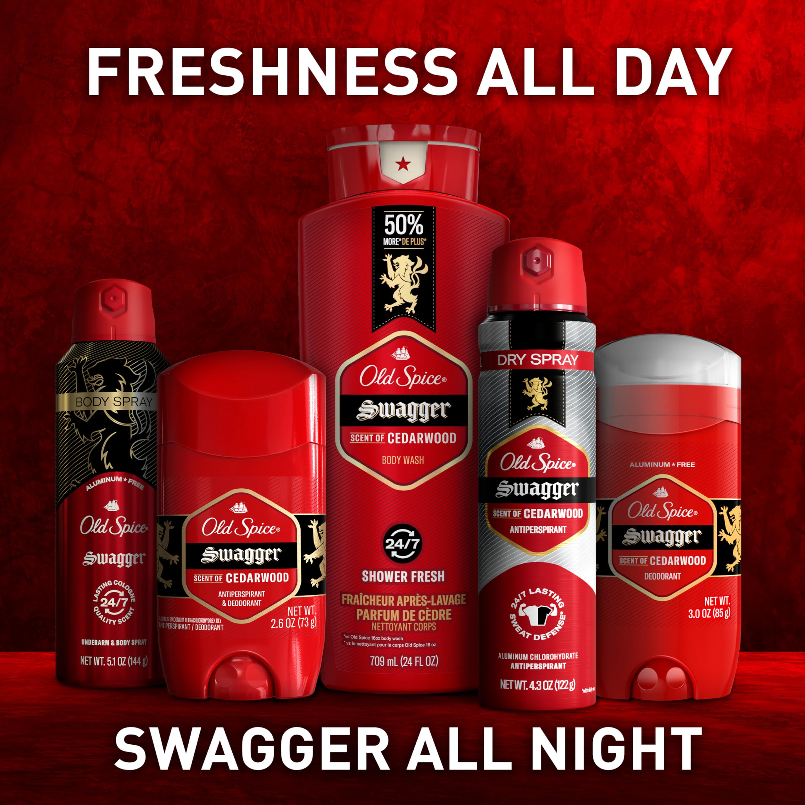Foto 7 | Desodorante Antitranspirante Old Spice Swagger Para Hombre, 100 Ml, 3 - Venta Internacional.