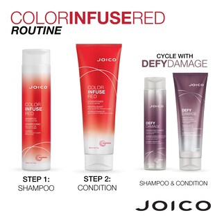 Foto 4 | Acondicionador Joico Color Infuse Red 250 Ml Que Nutre Y Protege - Venta Internacional.