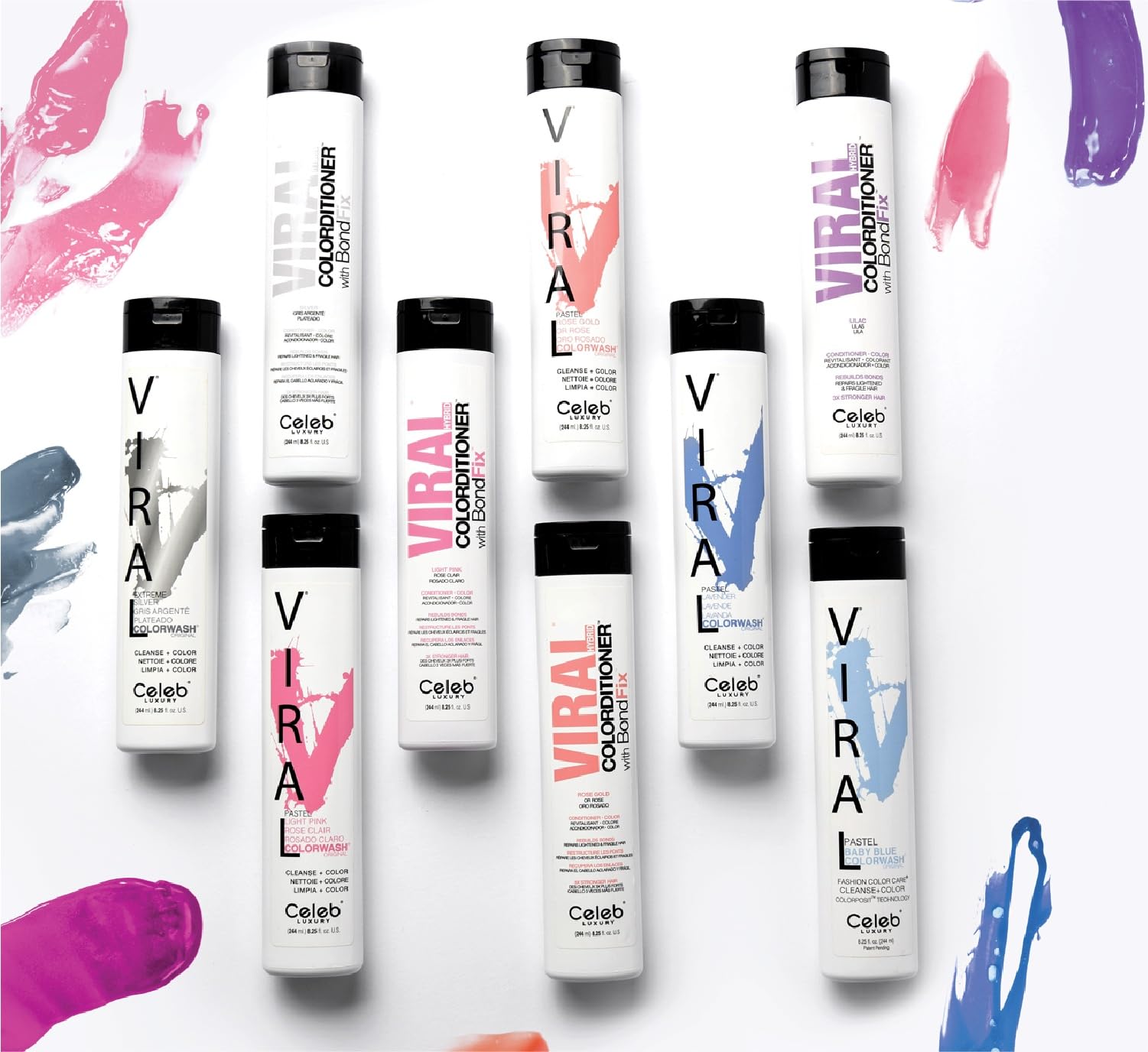 Foto 6 | Champú Depositador De Tintes Para Cabello Celeb Luxury Viral Rose Gold - Venta Internacional.