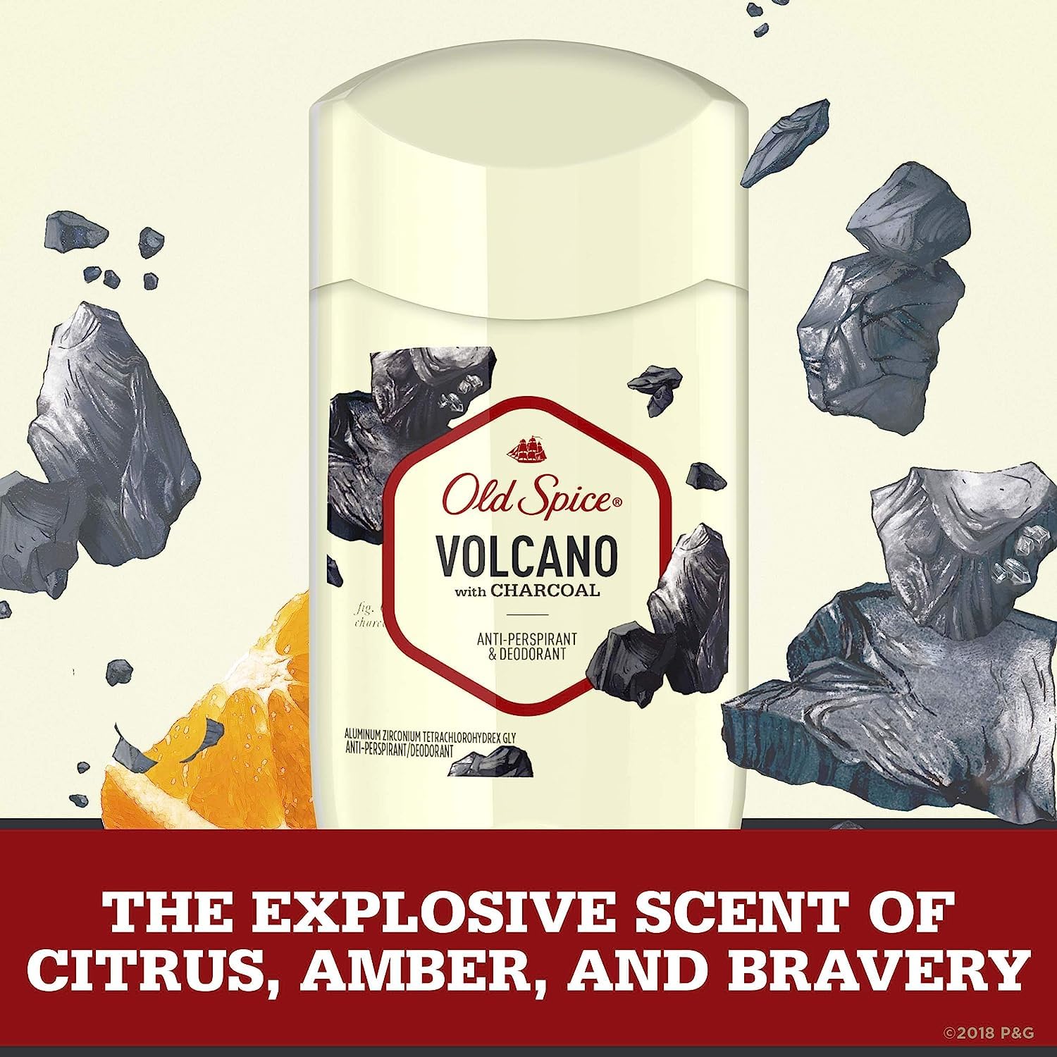 Foto 3 | Desodorante Antitranspirante Old Spice Volcano Para Hombre 75 Ml - Venta Internacional.
