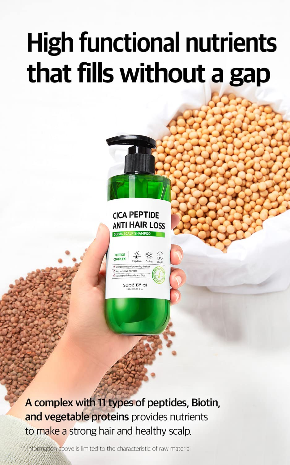 Foto 4 | Shampoo Some By Mi Cica Peptide Anticaída 285 Ml - Venta Internacional.