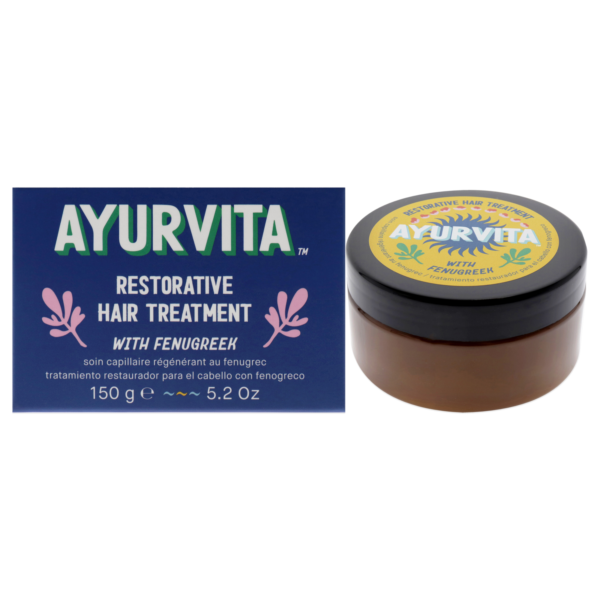 Foto 2 pulgar | Tratamiento Capilar Ayurvita Fenugreek Resto 150 Ml Para Unisex - Venta Internacional.
