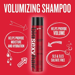 Foto 3 | Champú Sexyhair Big Voluminizing Hidratante De 300 Ml - Venta Internacional.