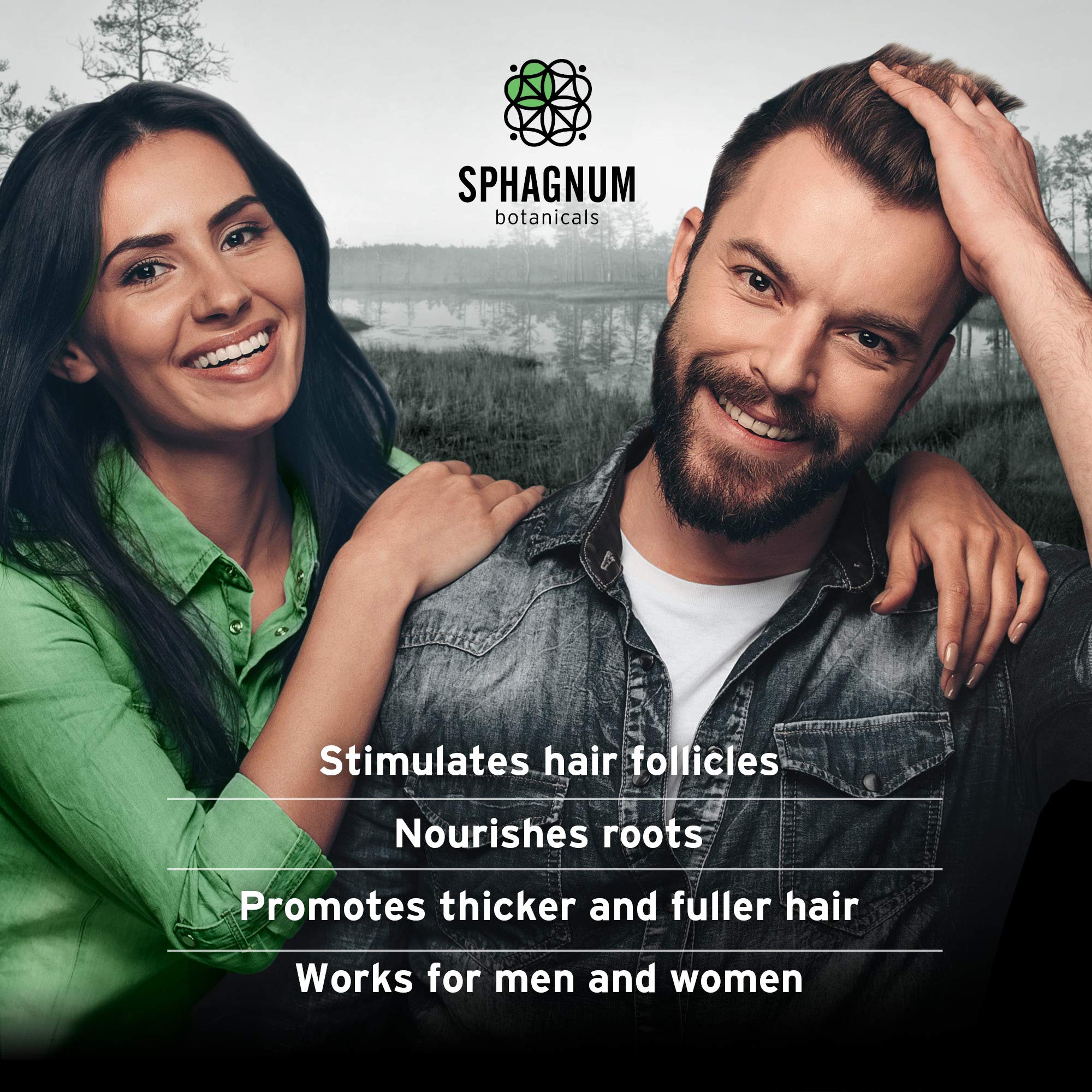 Foto 5 pulgar | Champú Y Acondicionador Para El Crecimiento Del Cabello Sphagnum Botanicals - Venta Internacional.