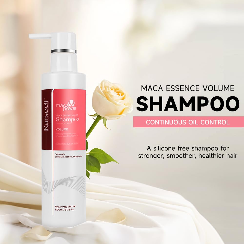 Foto 2 | Champú Karseell Maca Power Volume 200 Ml Para Cabello Fino - Venta Internacional.
