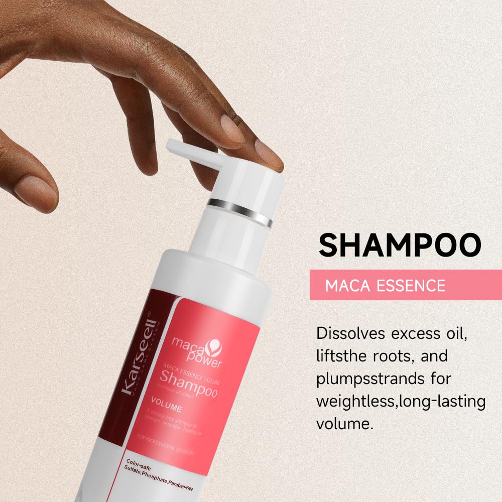 Foto 5 | Champú Karseell Maca Power Volume 200 Ml Para Cabello Fino - Venta Internacional.