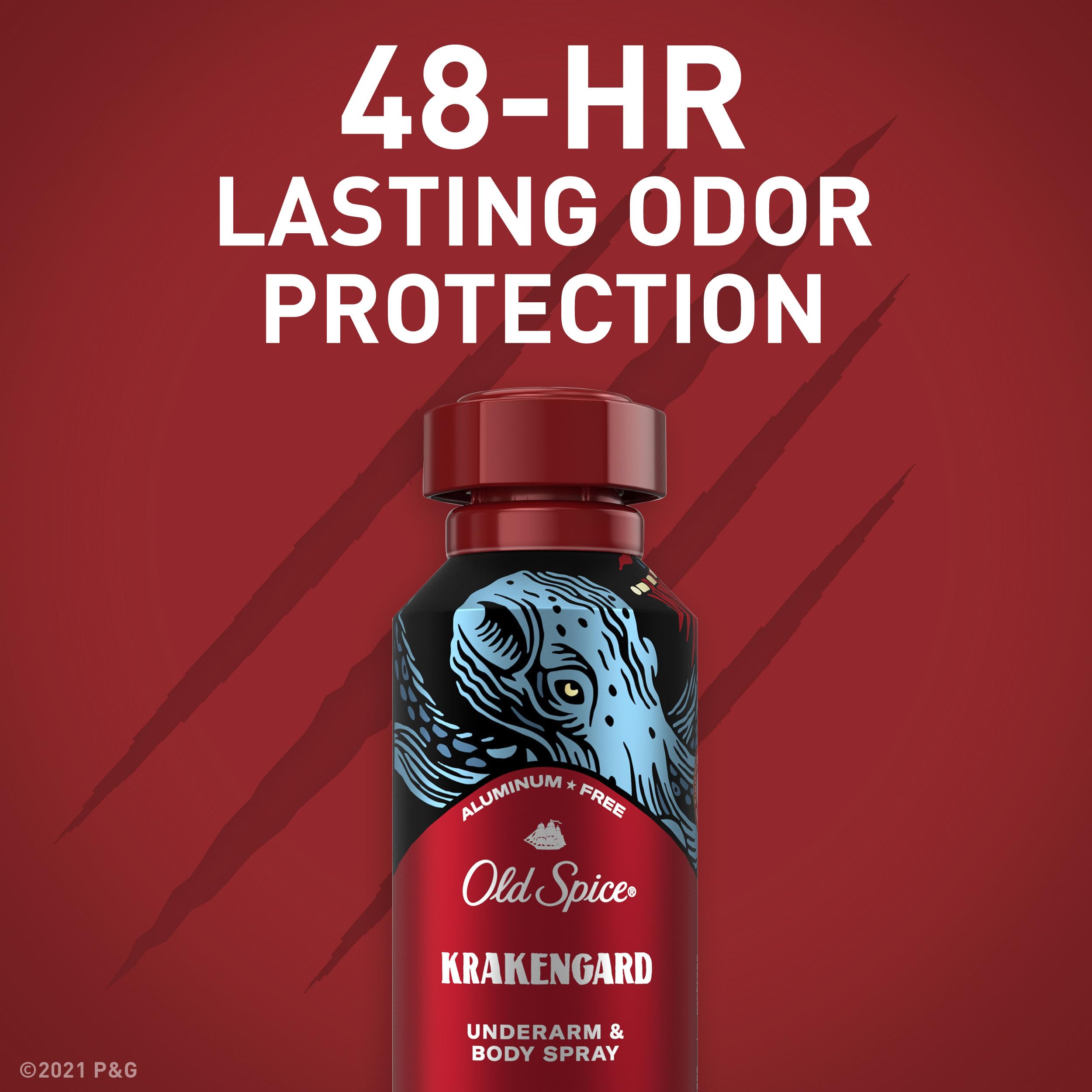 Foto 2 | Spray Corporal Old Spice Krakengard Para Hombre, 150 Ml (paquete De 2) - Venta Internacional.