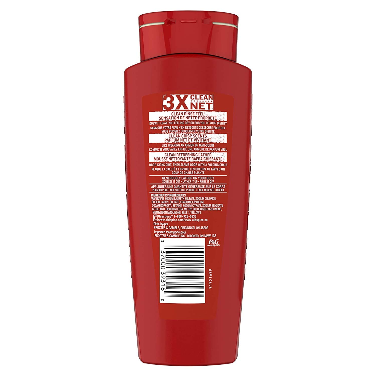 Foto 3 pulgar | Gel De Baño Old Spice High Endurance Pure Sport 532 Ml X4 - Venta Internacional.
