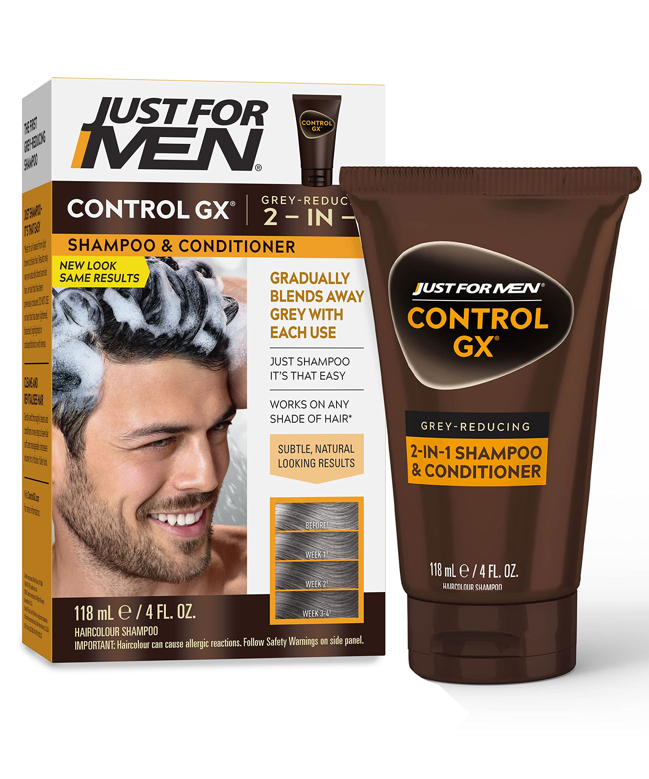 Foto 2 pulgar | Champú y Acondicionador Just For Men Control GX  4 oz - Venta Internacional