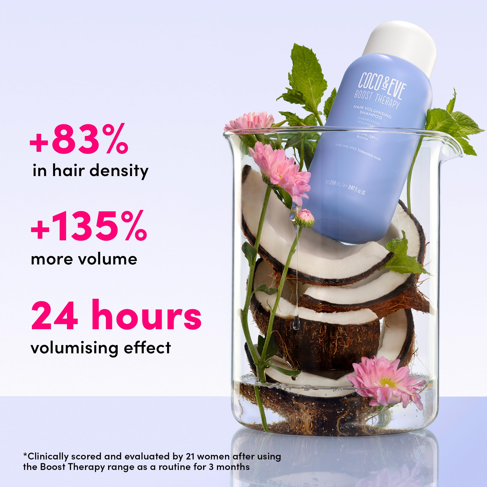 Foto 4 pulgar | Champú Coco & Eve Boost Therapy Para Dar Volumen Al Cabello, 280 Ml - Venta Internacional.