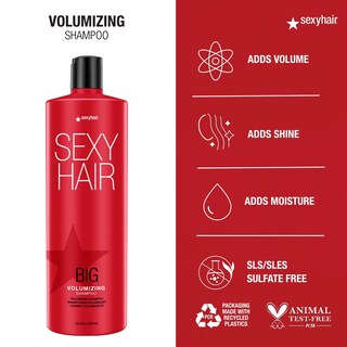 Foto 3 | Champú Sexyhair Big Voluminizing, 1 Litro, Hidratante, Sin Sulfatos - Venta Internacional.