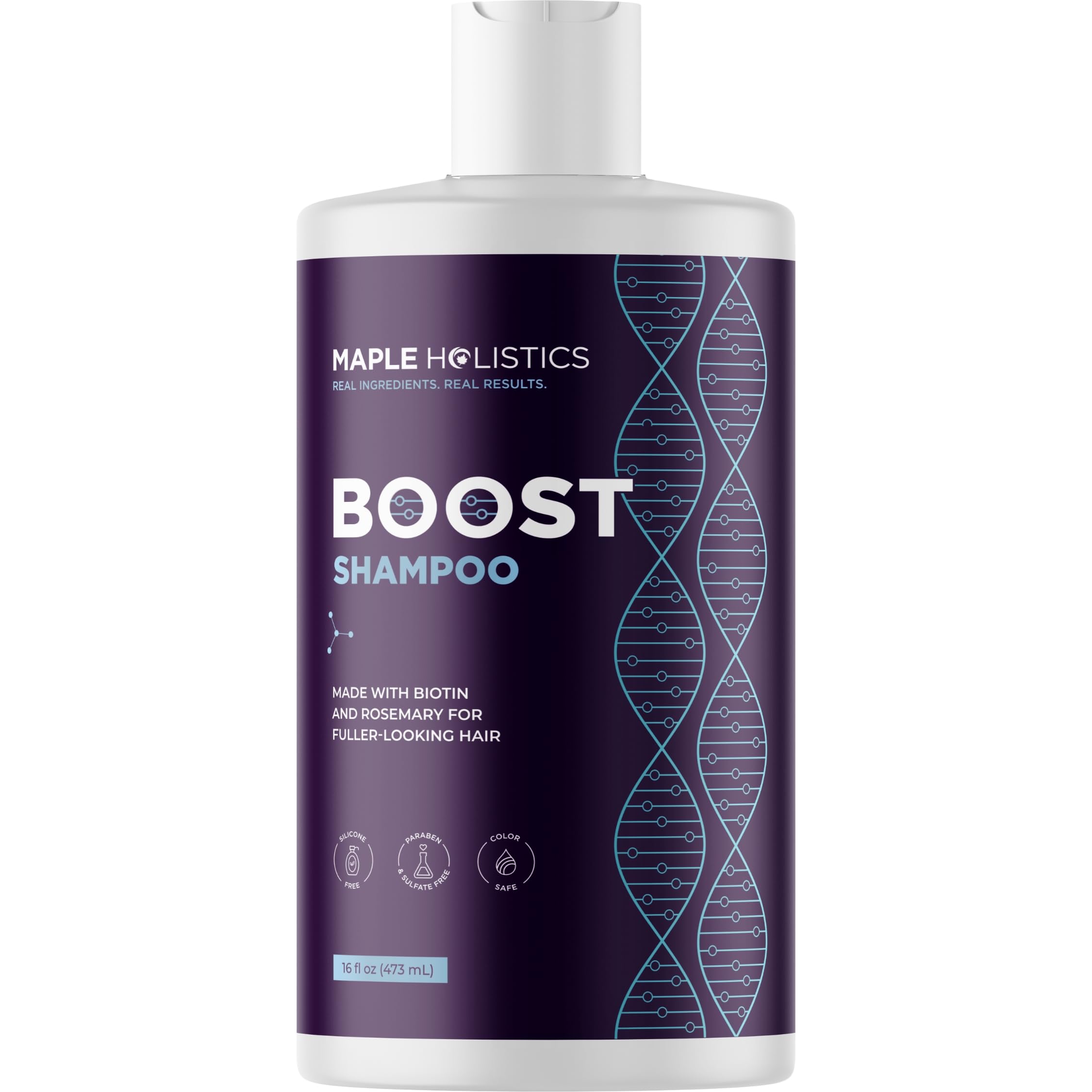 Foto 2 pulgar | Champú Maple Holistics Advanced Biotina Para El Crecimiento Del Cabello, 250 Ml - Venta Internacional.