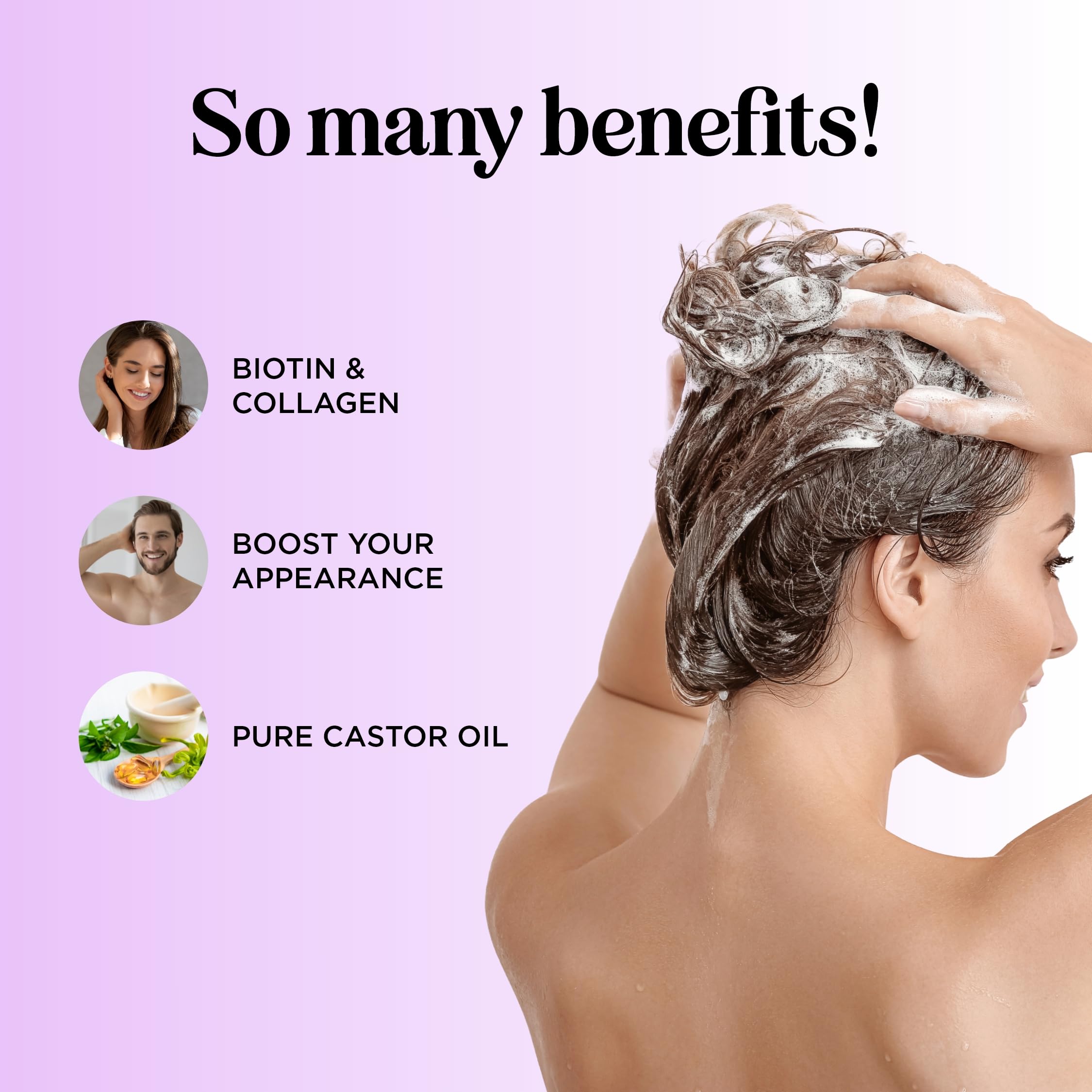 Foto 4 pulgar | Champú Maple Holistics Advanced Biotina Para El Crecimiento Del Cabello, 250 Ml - Venta Internacional.