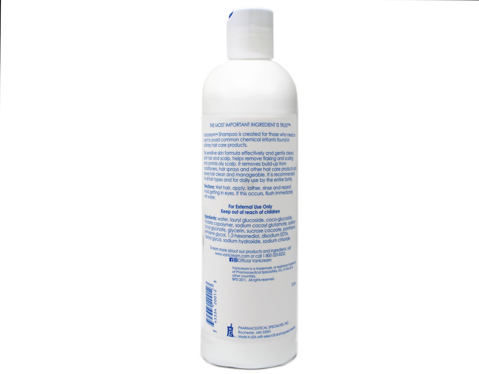 Foto 4 pulgar | Champú Vanicream Para Piel Sensible 355 Ml (paquete De 2) - Venta Internacional.