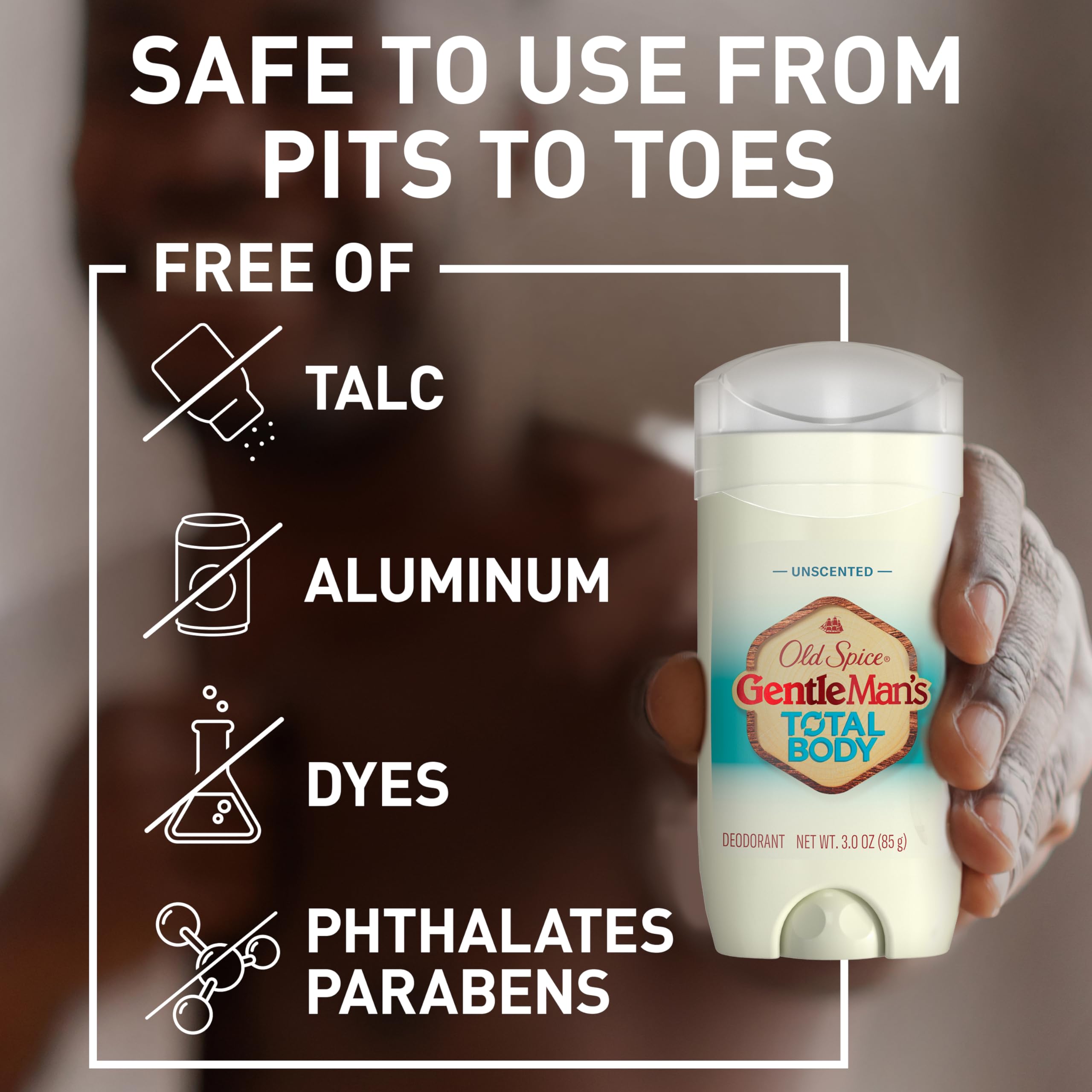 Foto 5 pulgar | Desodorante En Barra Old Spice Para Todo El Cuerpo Para Hombre, 90 Ml, Sin Perfume - Venta Internacional.