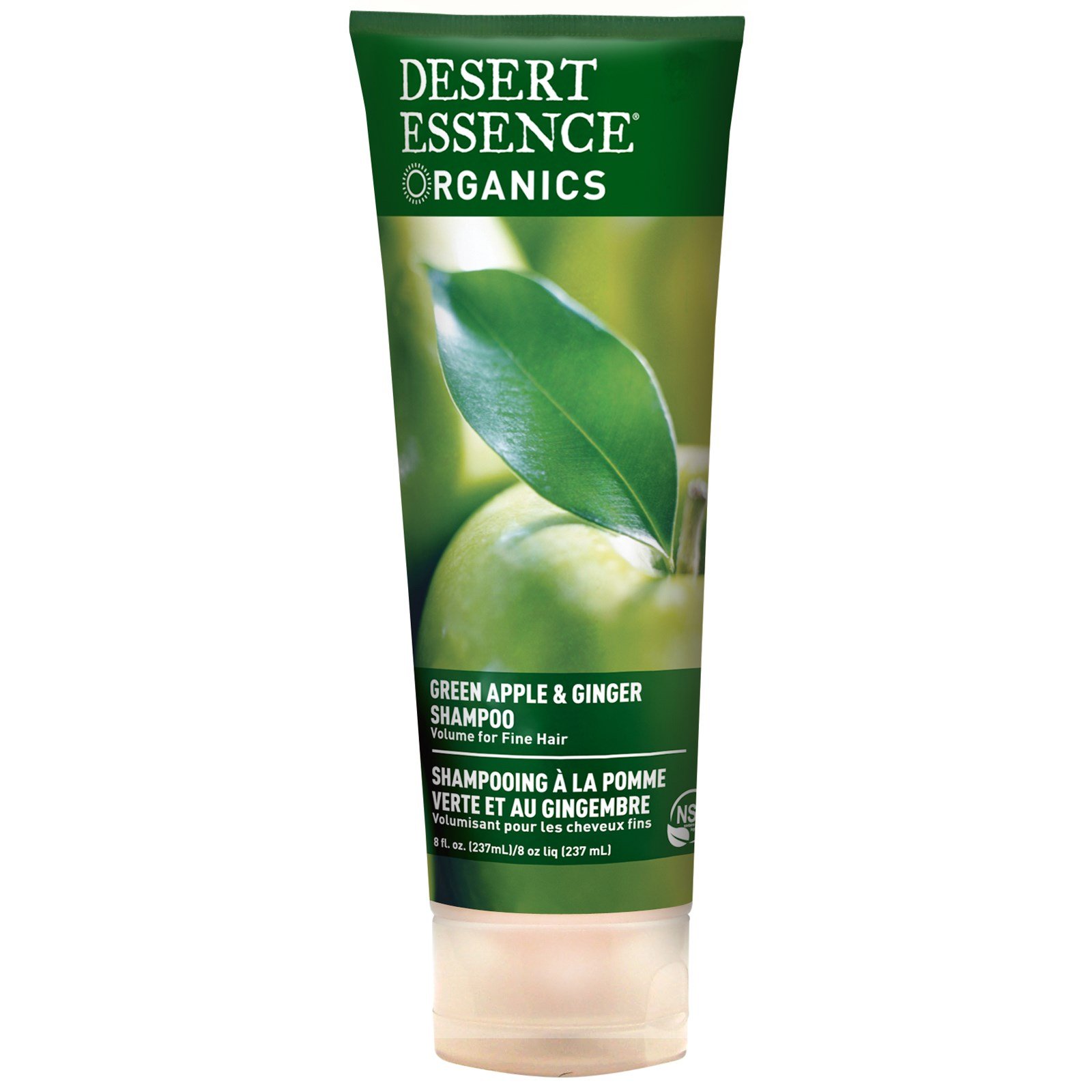Foto 2 pulgar | Champú Desert Essence Organics Manzana Verde Y Jengibre 237ml - Venta Internacional.