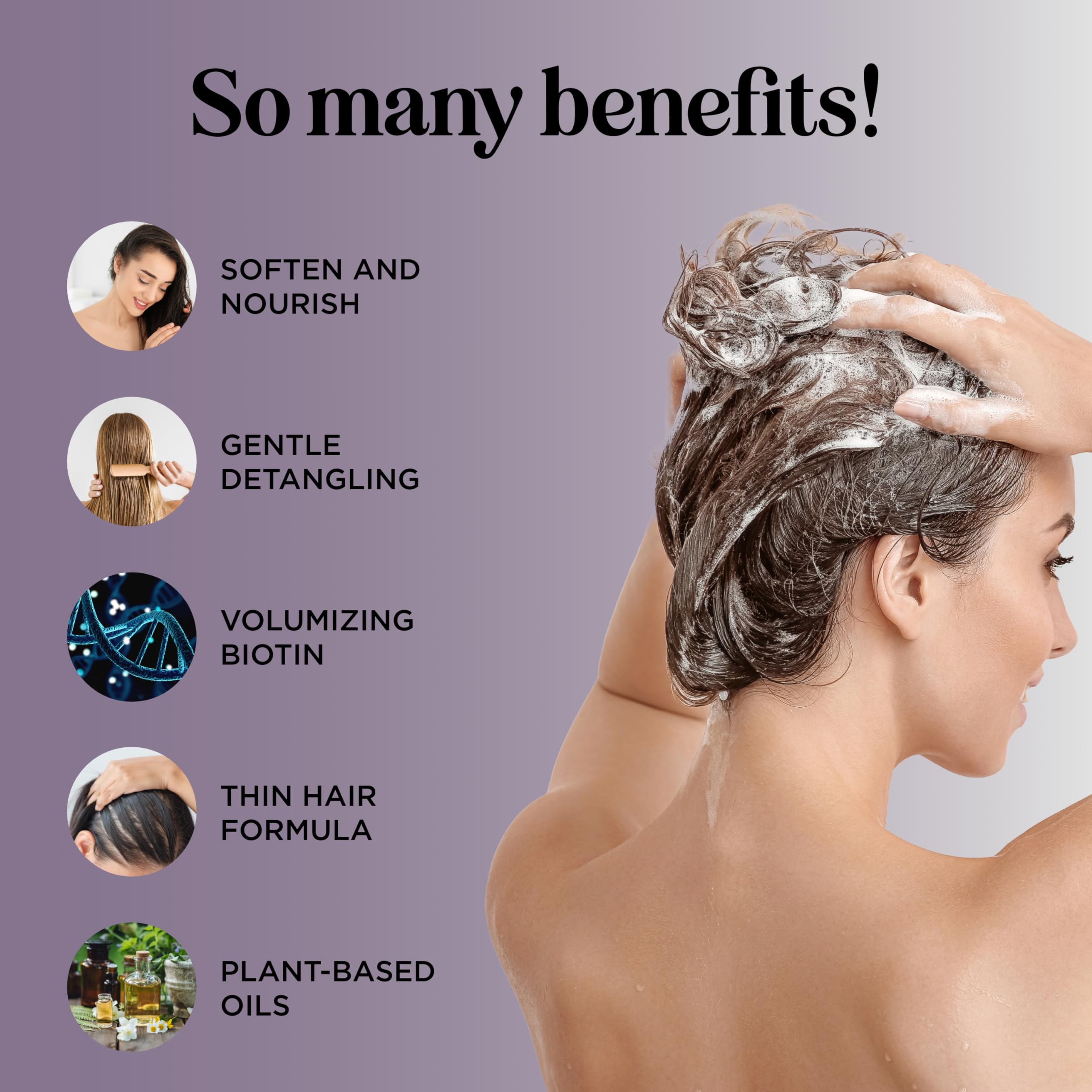 Foto 4 pulgar | Set De Champú Y Acondicionador Maple Holistics Advanced Biotin - Venta Internacional.