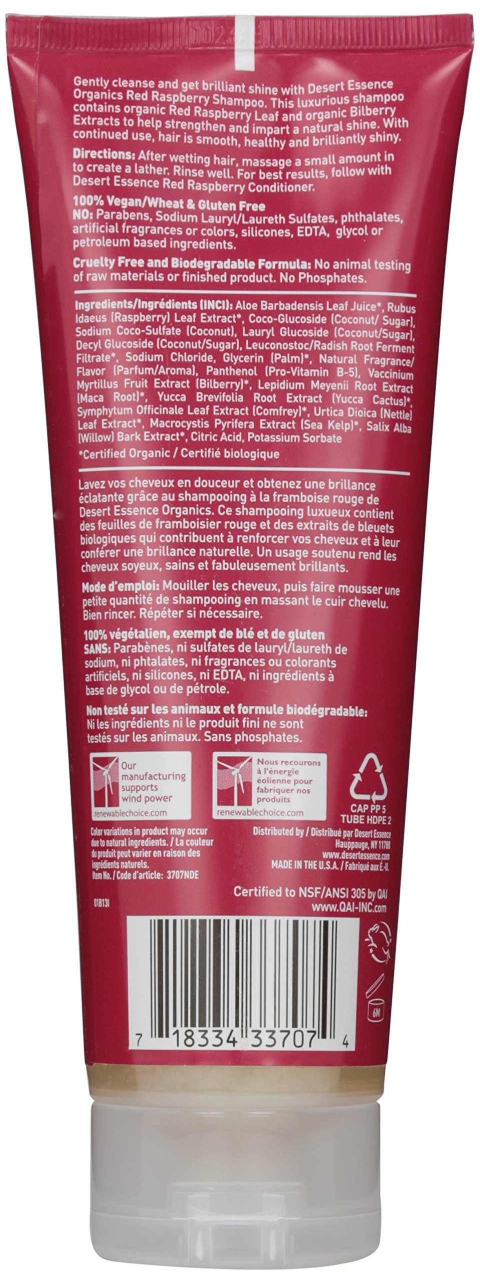 Foto 3 pulgar | Champú Desert Essence Organics Para Mejorar El Brillo, 240 Ml - Venta Internacional.