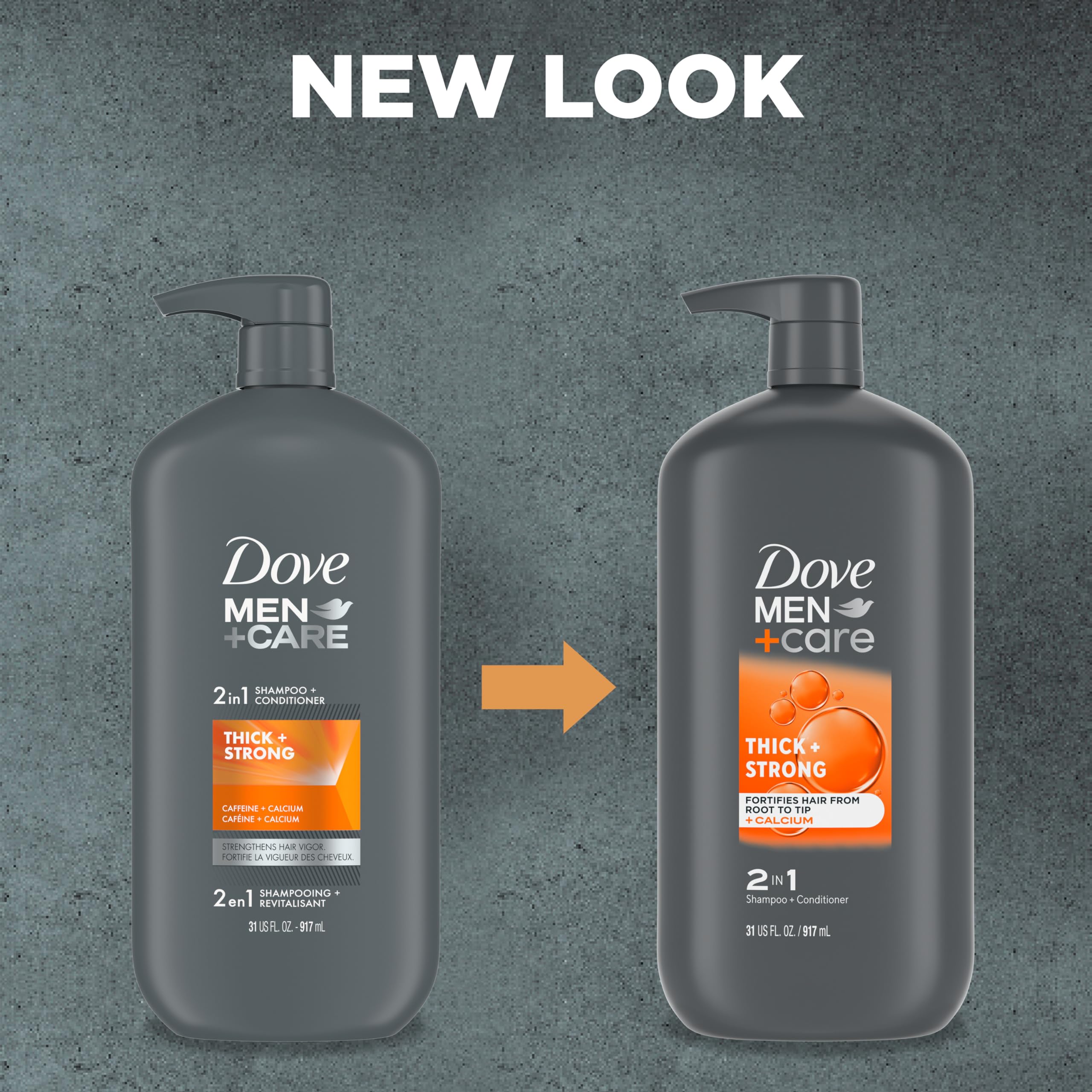 Foto 2 | Champú Y Acondicionador Dove Men + Care Thick + Strong 900 Ml - Venta Internacional.