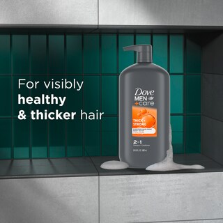 Foto 4 | Champú Y Acondicionador Dove Men + Care Thick + Strong 900 Ml - Venta Internacional.