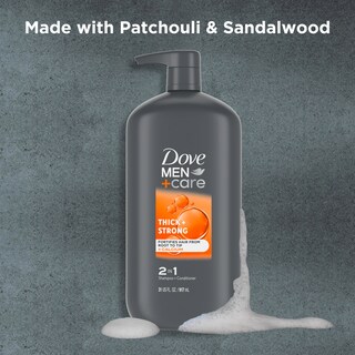 Foto 5 | Champú Y Acondicionador Dove Men + Care Thick + Strong 900 Ml - Venta Internacional.