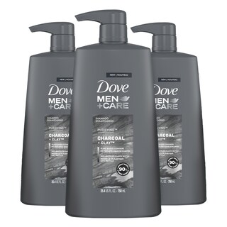 Foto 1 | Champú Dove Men + Care Charcoal + Clay, 750 Ml, Paquete De 3 - Venta Internacional.