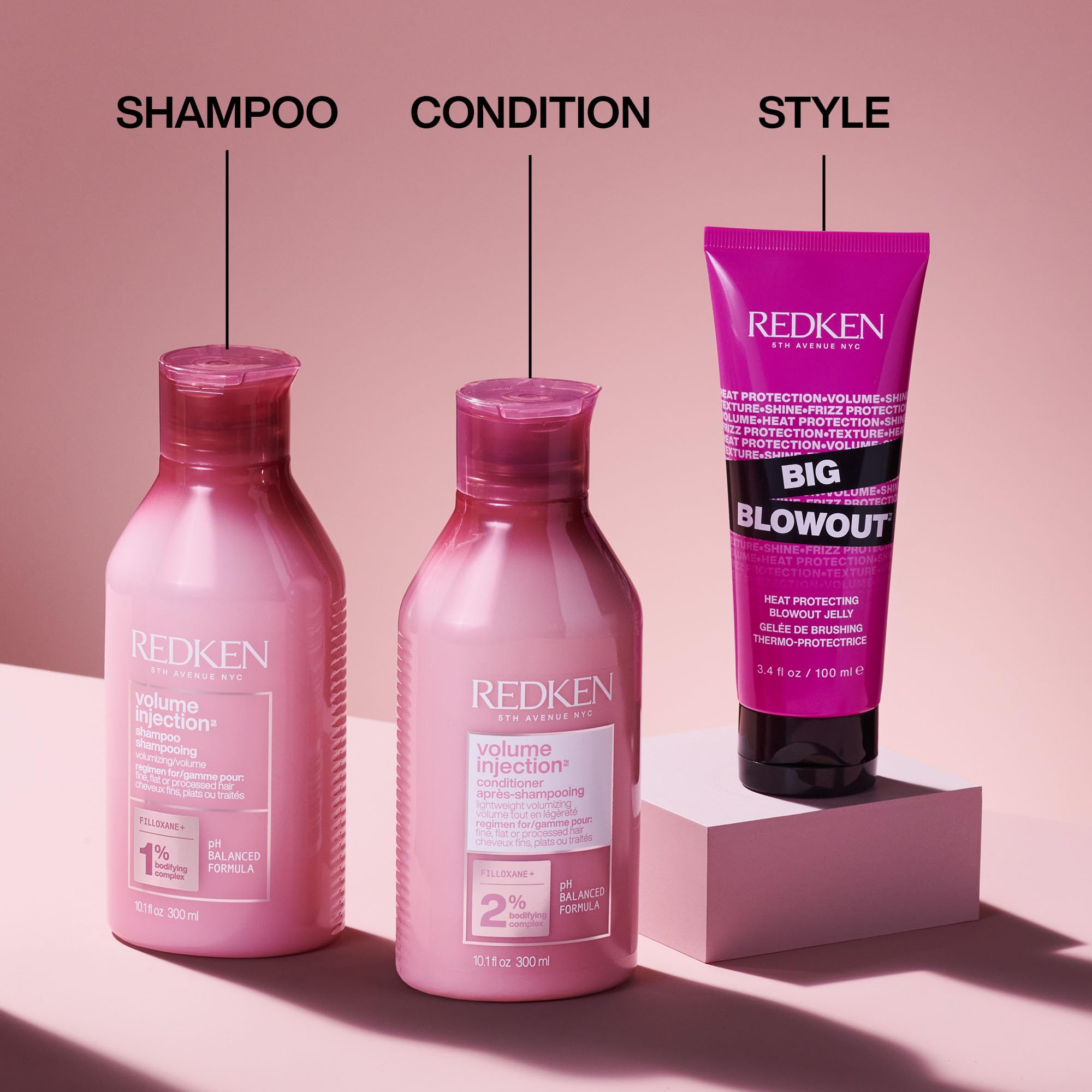 Foto 6 pulgar | Champú Redken Volume Injection Para Cabello Fino 300 Ml - Venta Internacional.