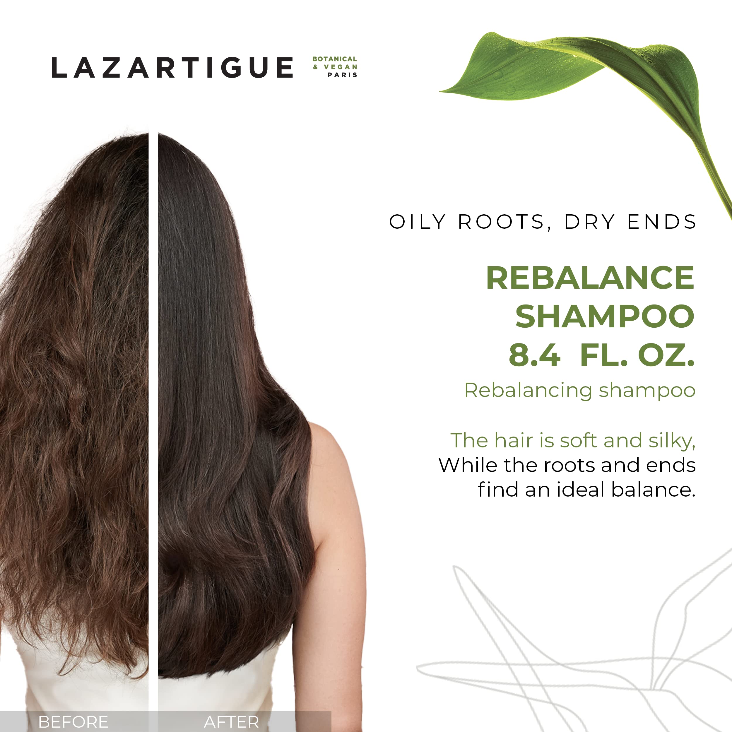 Foto 2 | Champú Lazartigue Rebalance Con Vinagre De Arroz Y Espirulina 250 Ml - Venta Internacional.