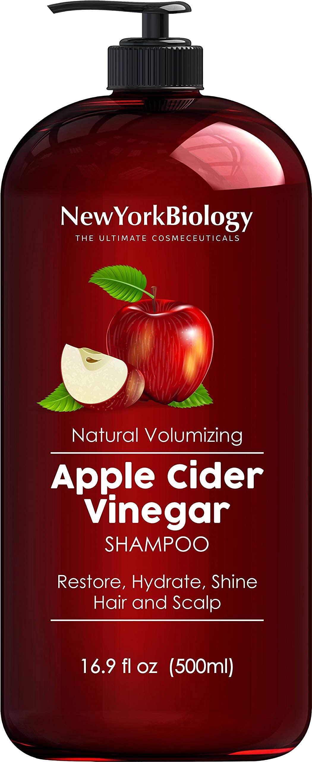 Foto 2 pulgar | Champú New York Biology Con Vinagre De Sidra De Manzana, 500 Ml - Venta Internacional.