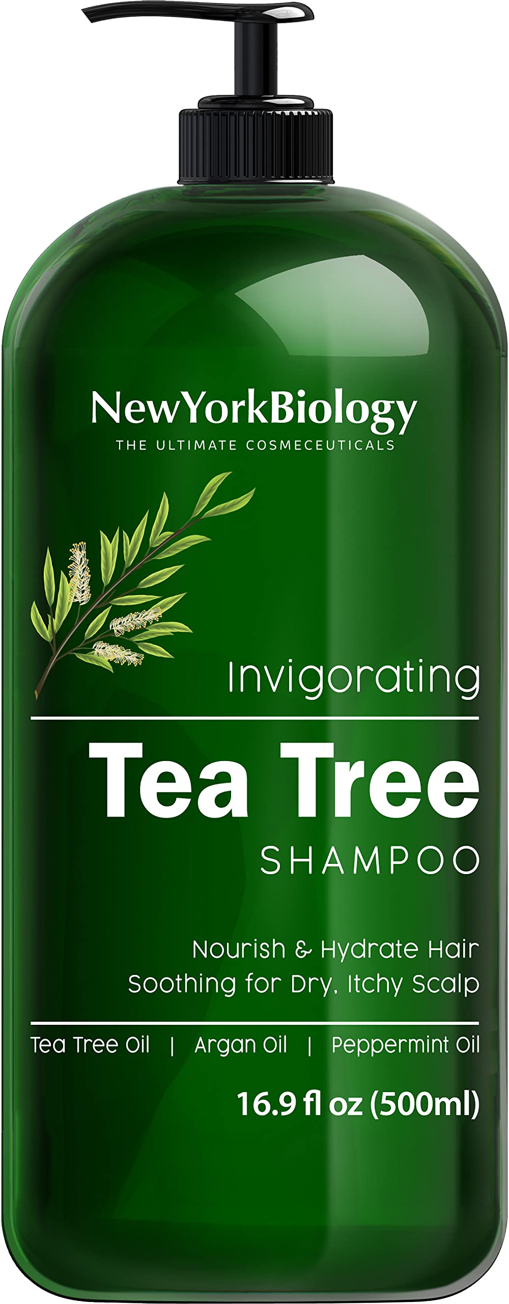 Foto 1 | Champú New York Biology Tea Tree 500 Ml Para Aliviar La Caspa - Venta Internacional.