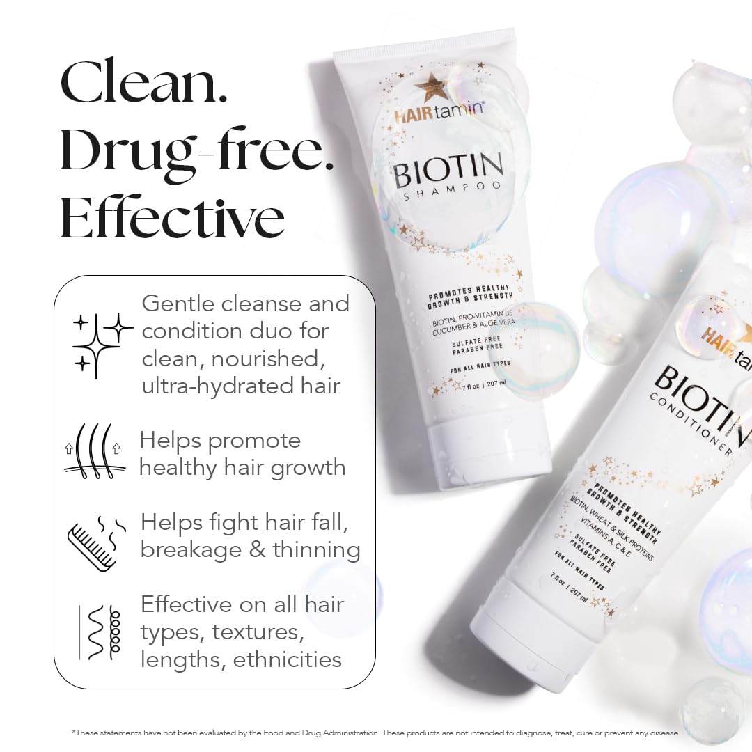 Foto 2 | Shampoo Hairtamin Biotin 240 Ml con Vitamina B5 - Venta Internacional