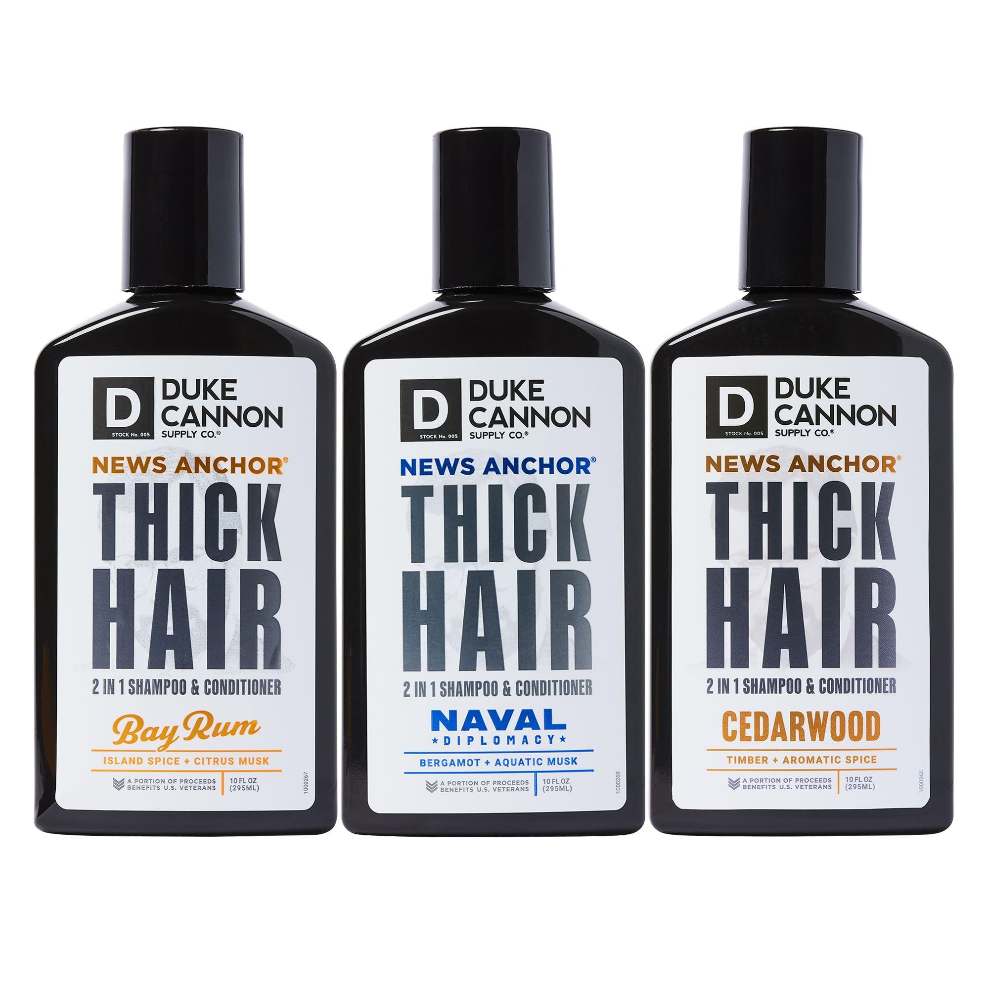 Foto 3 pulgar | Jabón Para El Cabello Duke Cannon News Anchor 2 En 1, 300 Ml (paquete De 3) - Venta Internacional.