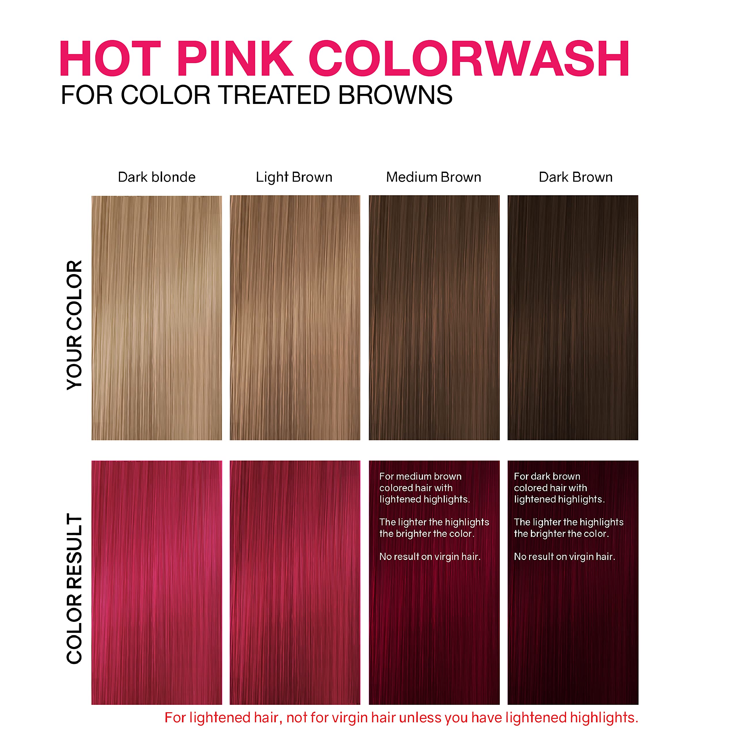 Foto 6 pulgar | Champú Depositador De Tintes Para El Cabello Celeb Luxury Viral Hot Pink - Venta Internacional.