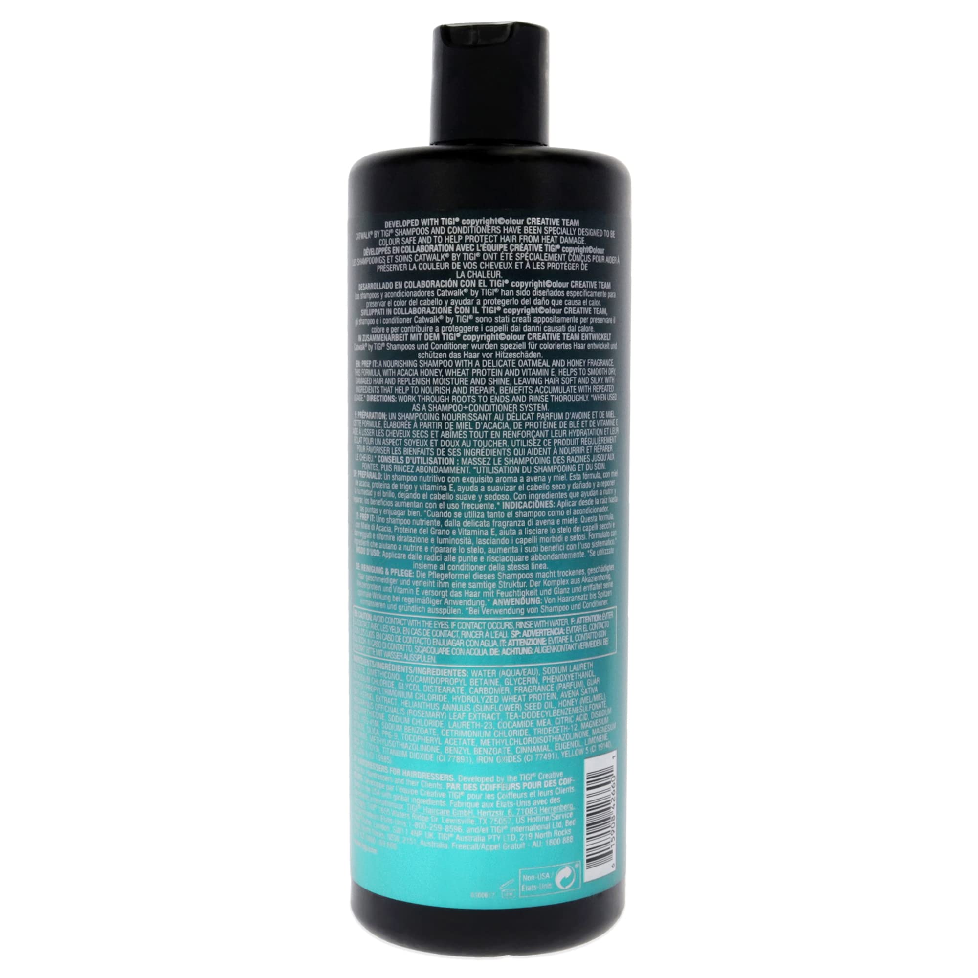 Foto 3 pulgar | Champú Nutritivo Tigi Catwalk De Avena Y Miel, 750 Ml, Unisex - Venta Internacional.