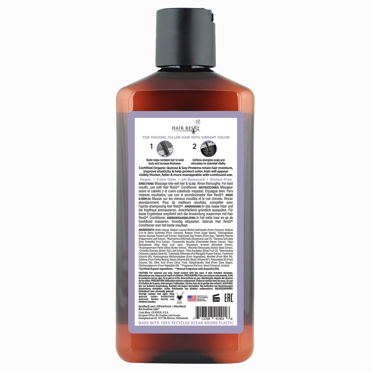 Foto 3 pulgar | Champú Petal Fresh Hair Resq Color Protection Biotina 355 Ml - Venta Internacional.