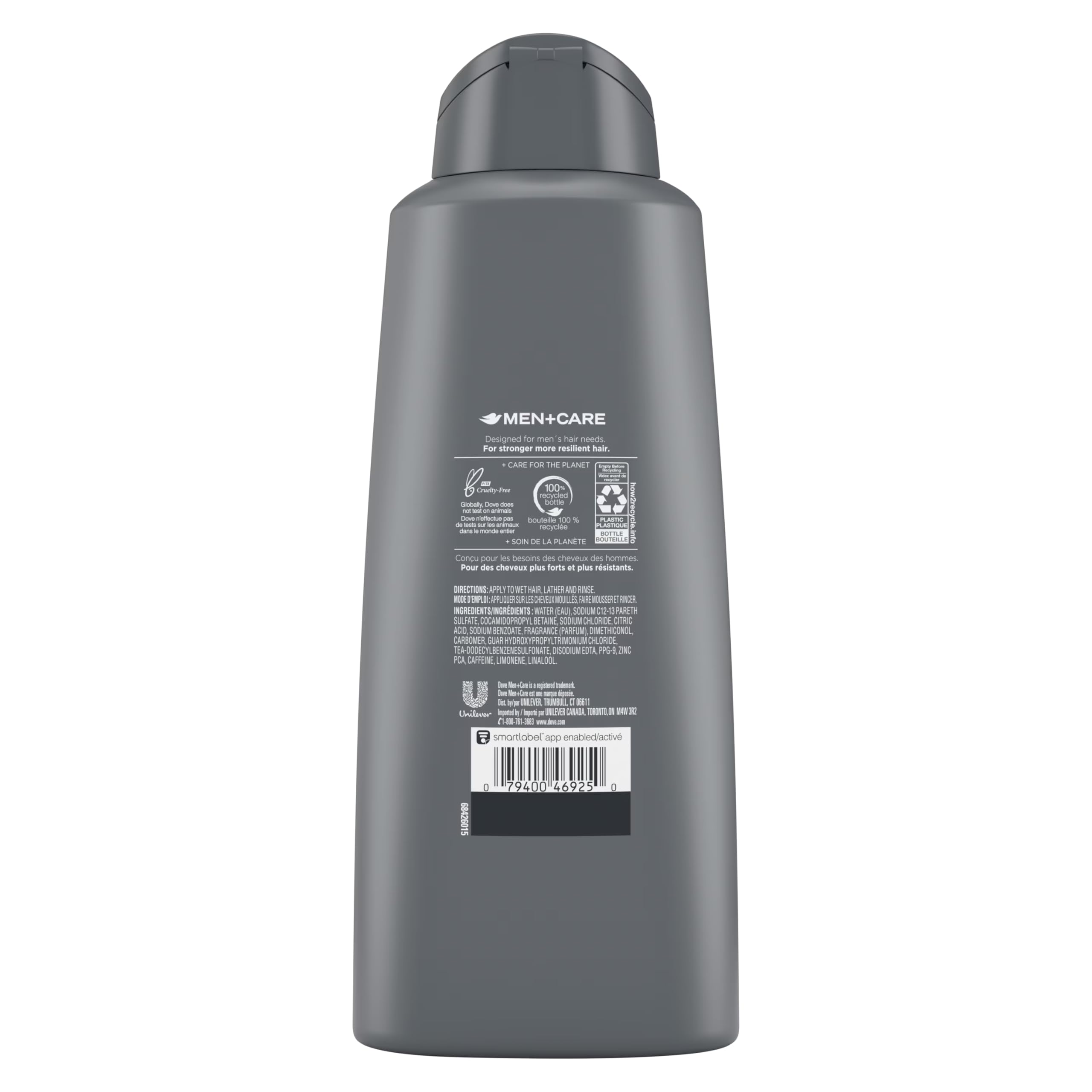 Foto 3 pulgar | Champú Y Acondicionador Dove Men+care 2-in-1 Hydration 600 Ml - Venta Internacional.