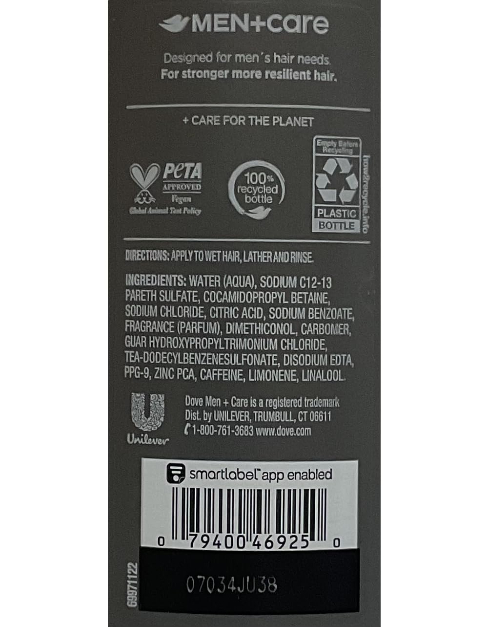 Foto 4 pulgar | Champú Y Acondicionador Dove Men+care 2-in-1 Hydration 600 Ml - Venta Internacional.