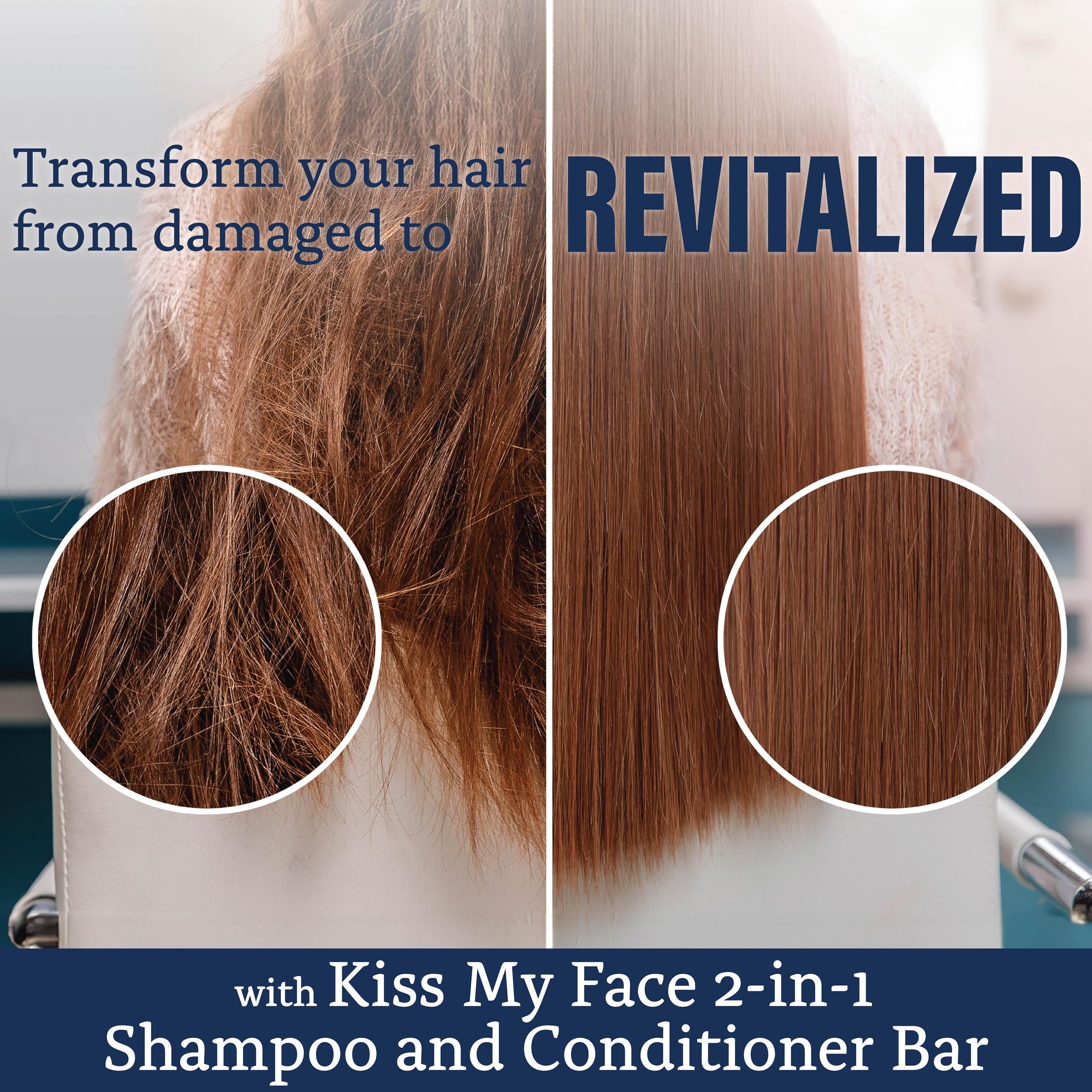Foto 2 | Champú Y Acondicionador En Barra Kiss My Face Para Hidratar Todo El Cabello - Venta Internacional.