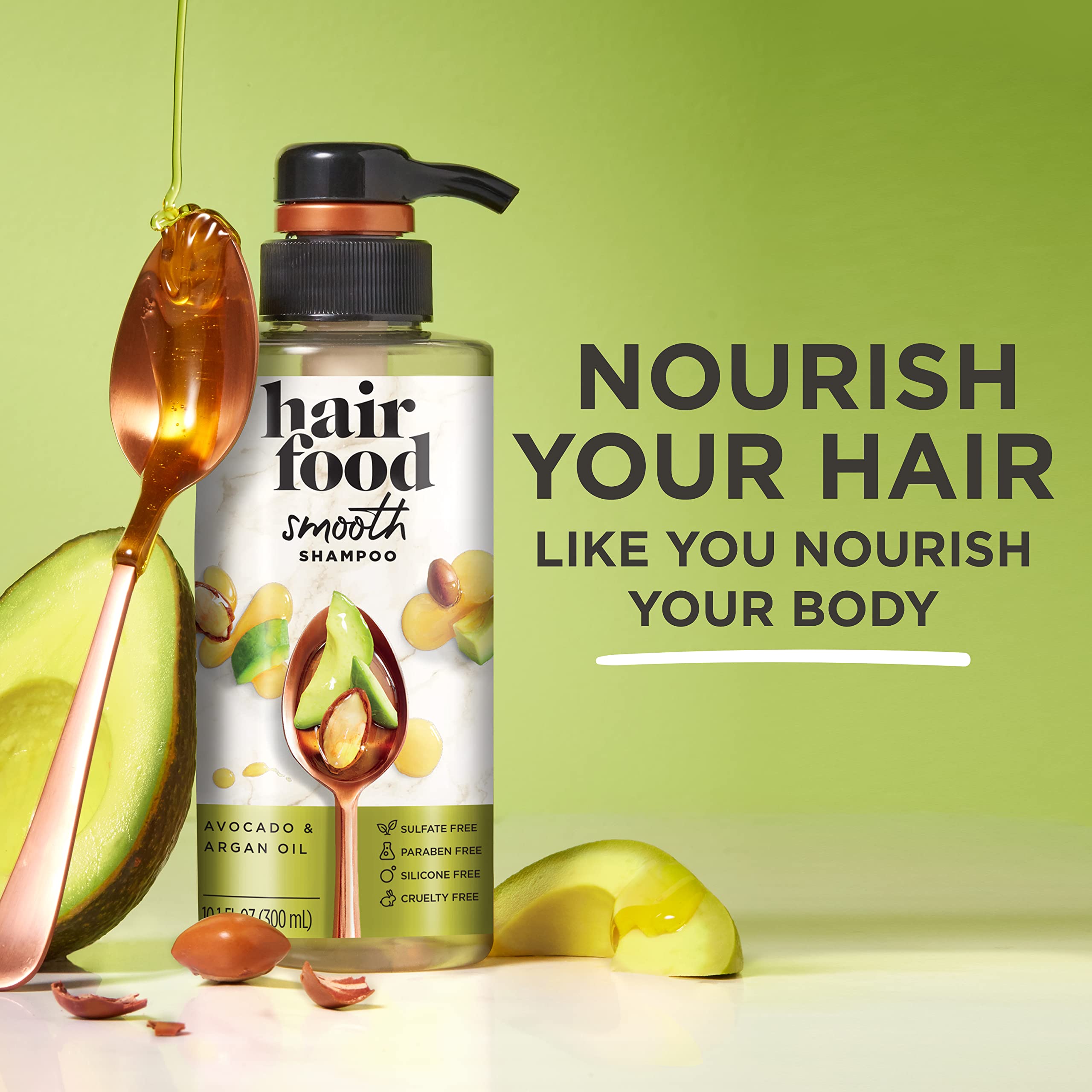 Foto 3 pulgar | Champú Para El Cabello, Aceite De Aguacate Y Argán, 300 Ml, Sin Sulfatos - Venta Internacional.