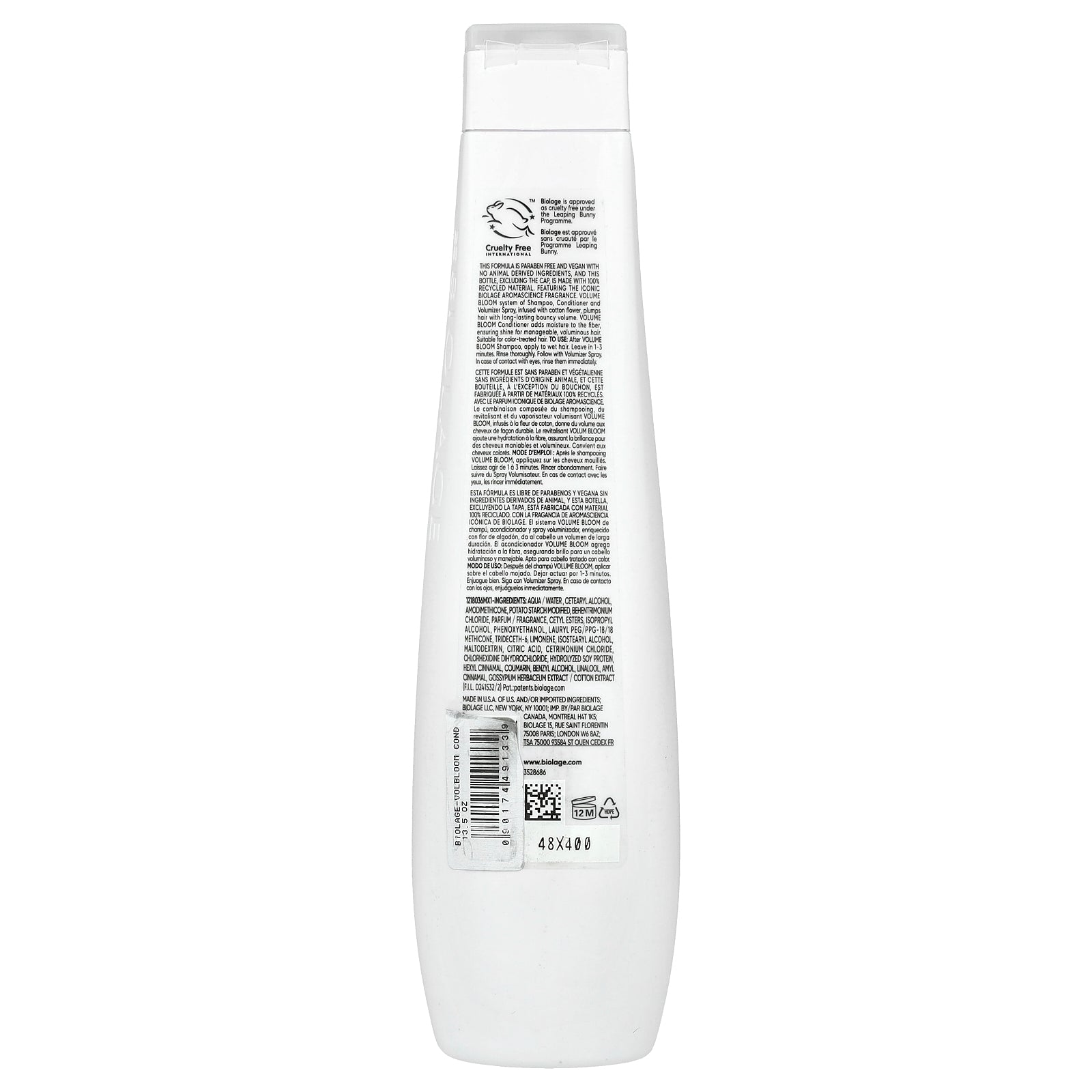 Foto 3 pulgar | Acondicionador Biolage Volume Bloom Para Cabello Fino 400 Ml - Venta Internacional.