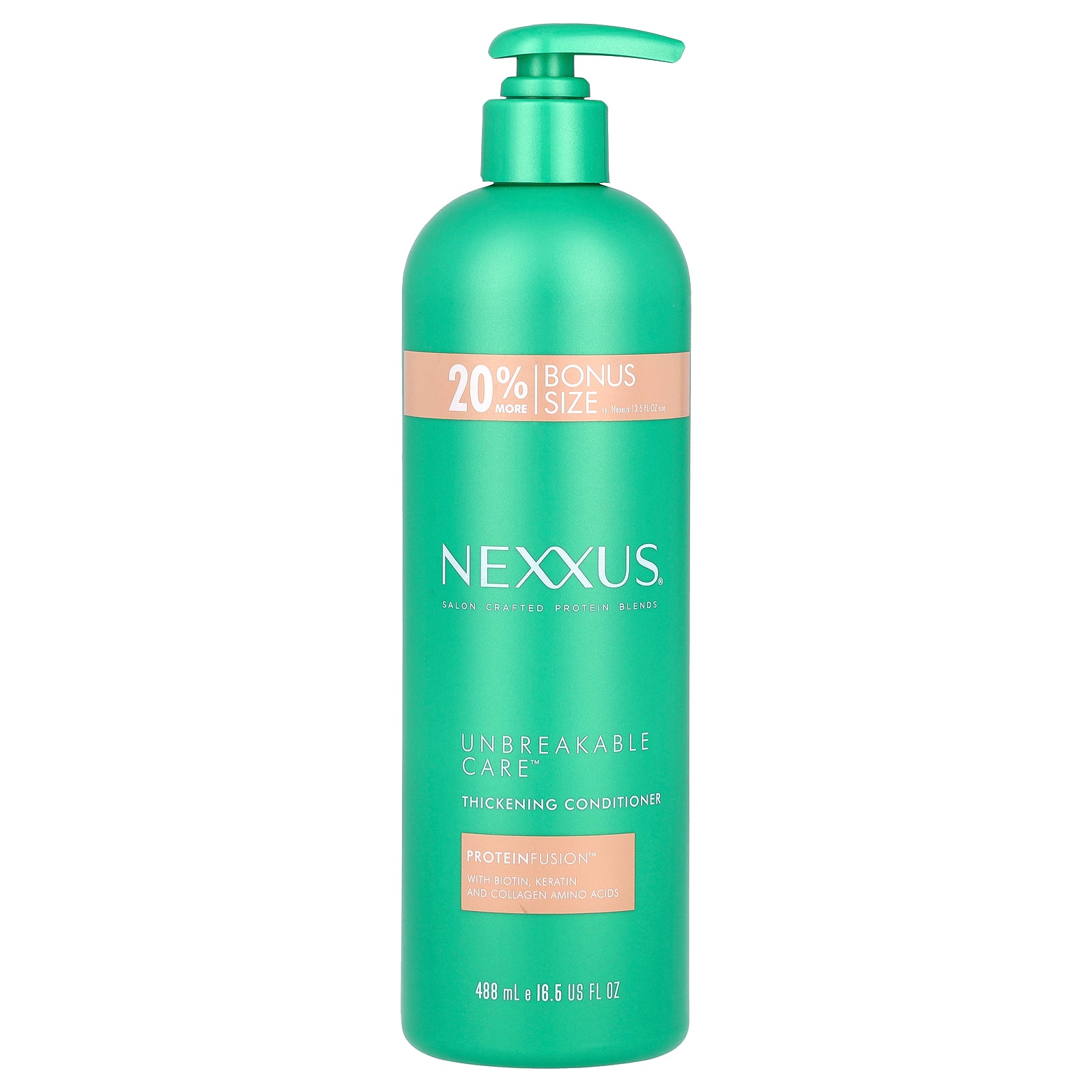 Acondicionador Nexxus Unbreakable Care, Espesante, 488 Ml, Para Cabello Fino - Venta Internacional.
