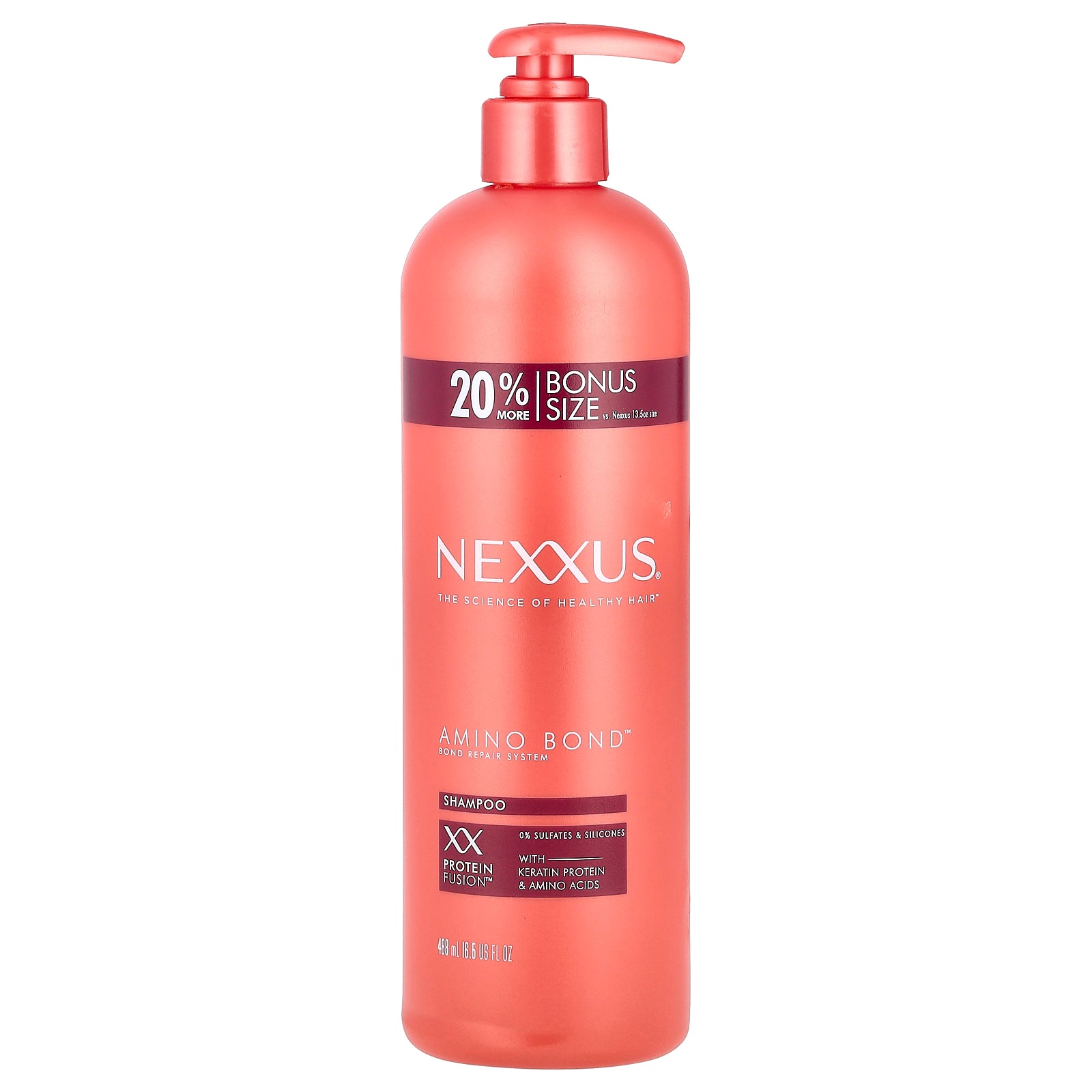 Champú Nexxus Amino Bond Para Todo Tipo De Cabello Dañado 488ml - Venta Internacional.