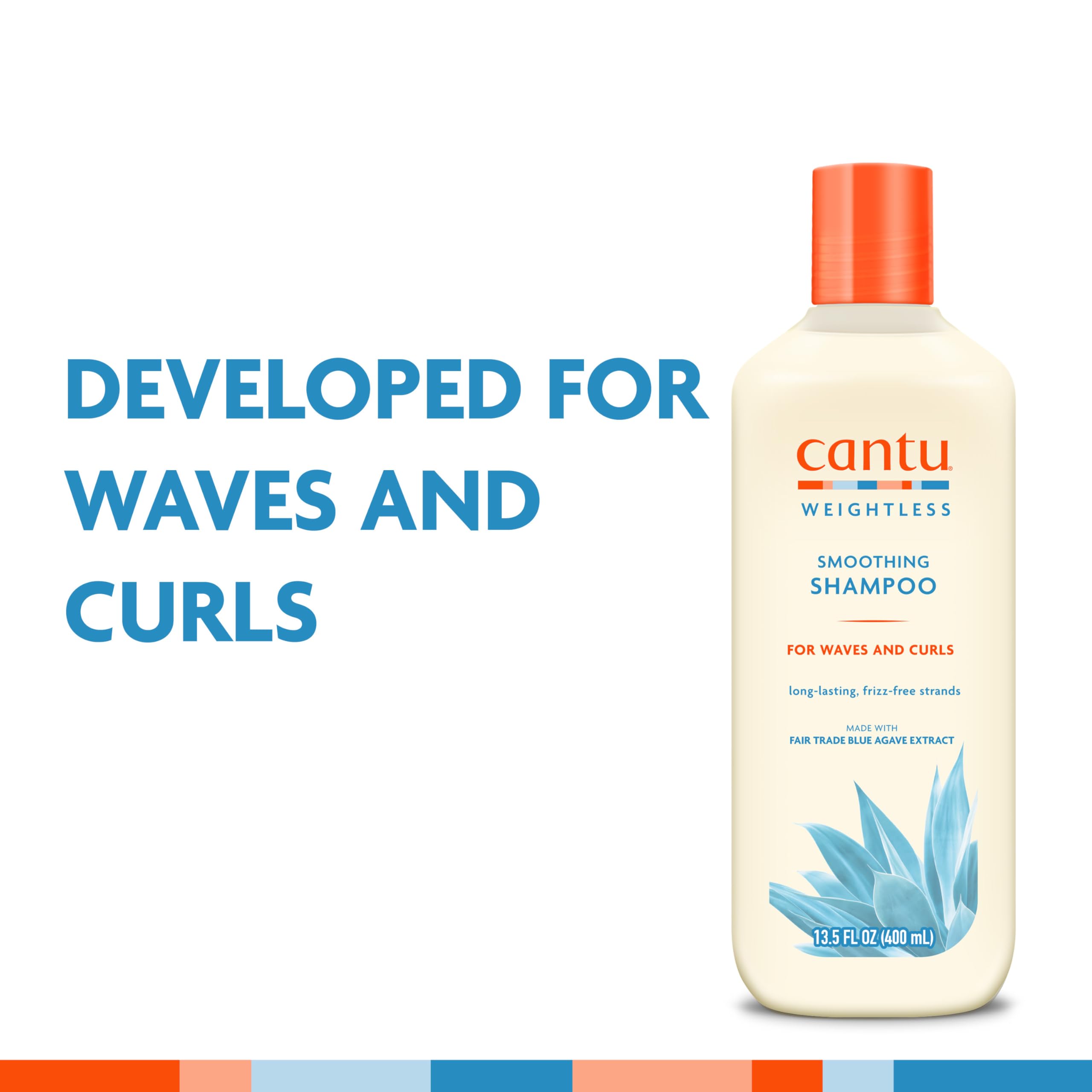 Foto 3 pulgar | Champú Cantu Weightless Smoothing 400 Ml - Venta Internacional.