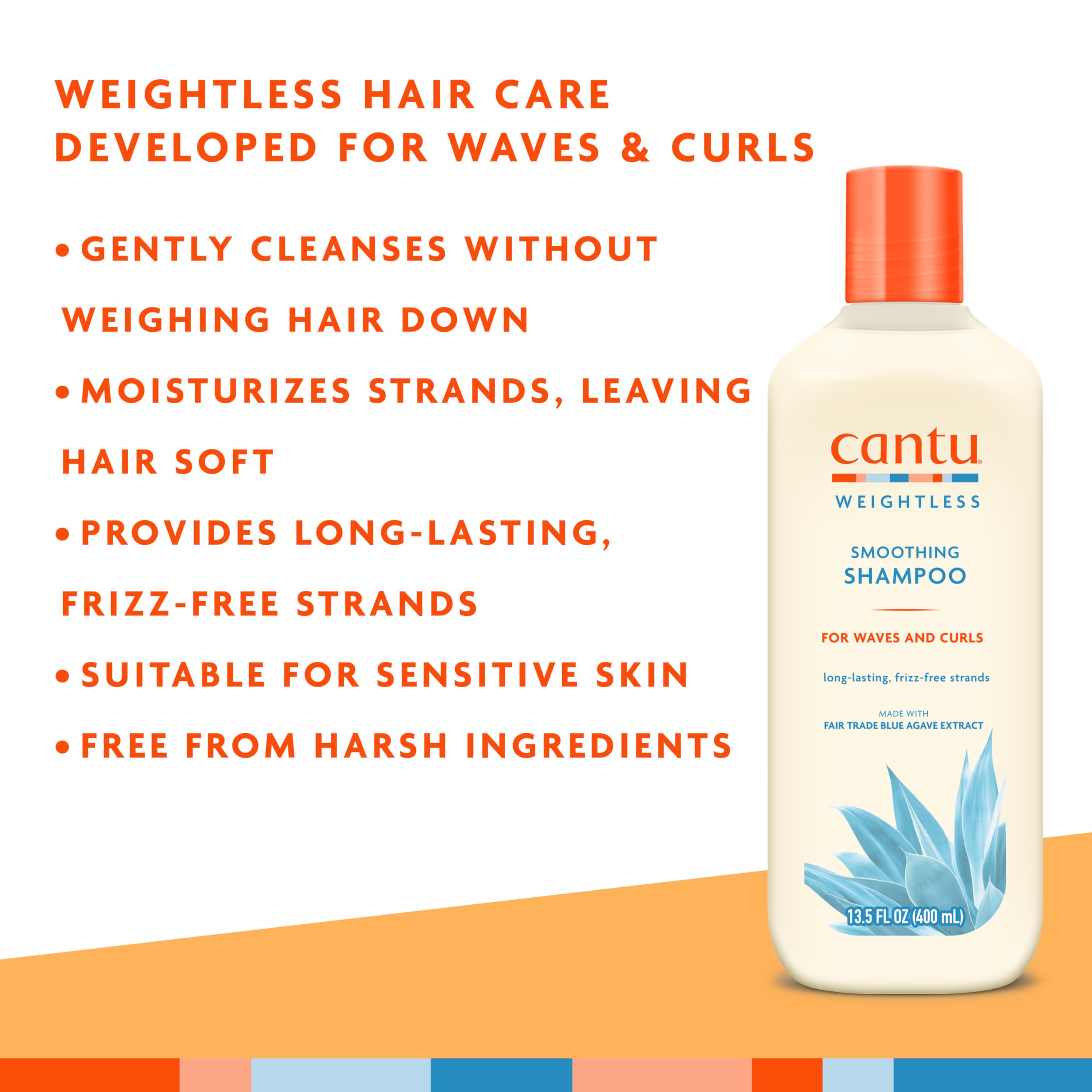 Foto 4 pulgar | Champú Cantu Weightless Smoothing 400 Ml - Venta Internacional.