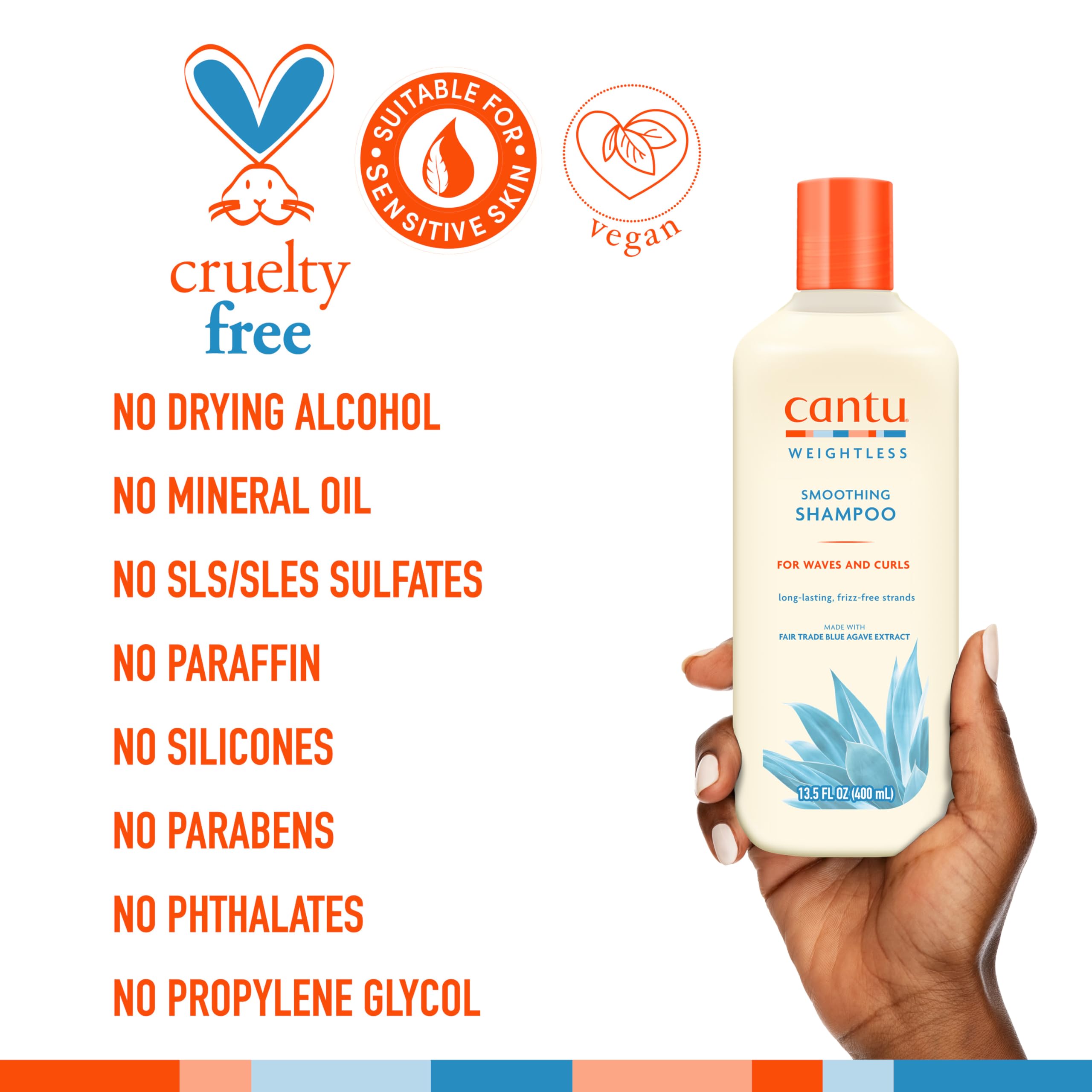 Foto 6 pulgar | Champú Cantu Weightless Smoothing 400 Ml - Venta Internacional.