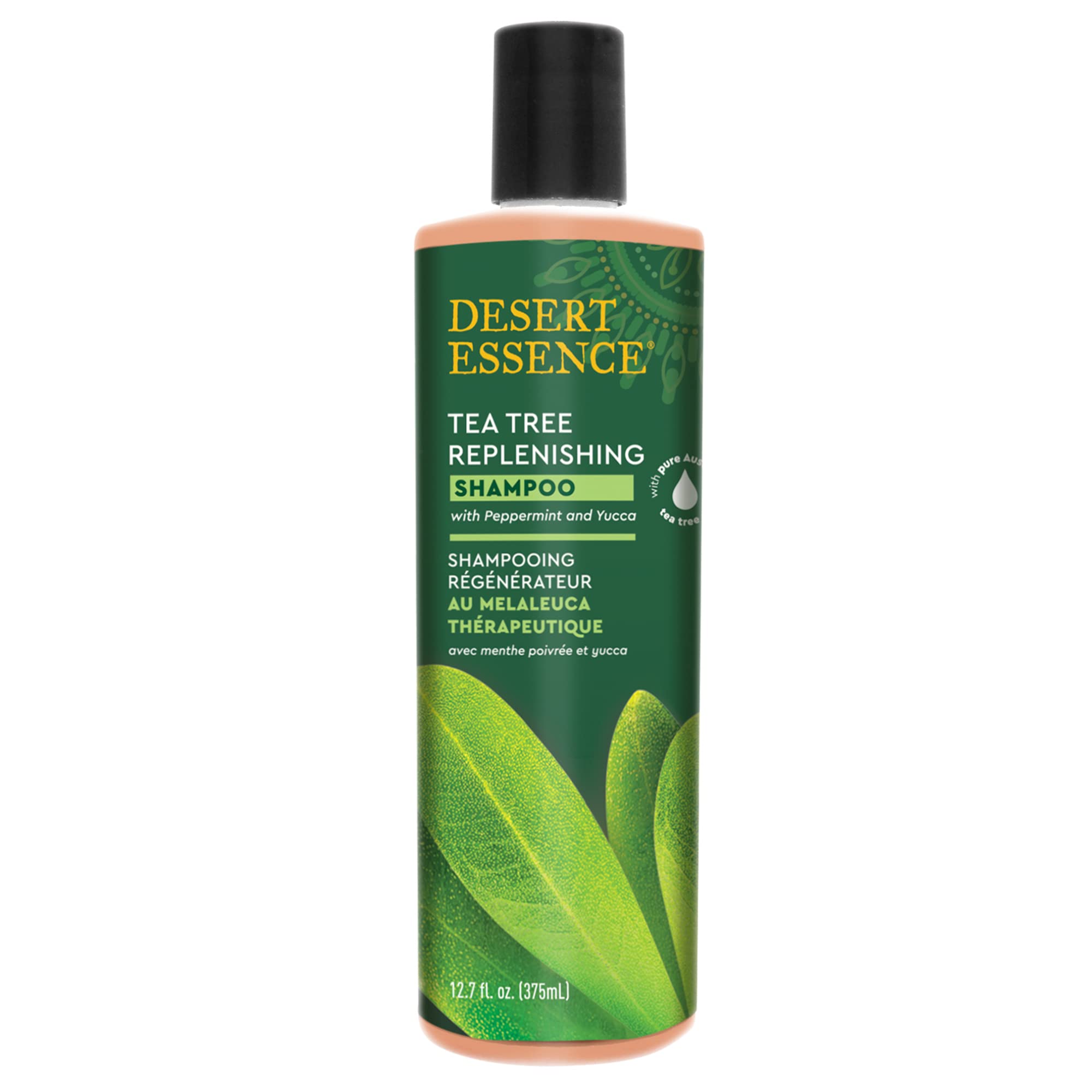 Champú Desert Essence, Aceite De Árbol De Té, Regenerador, 375 Ml - Venta Internacional.