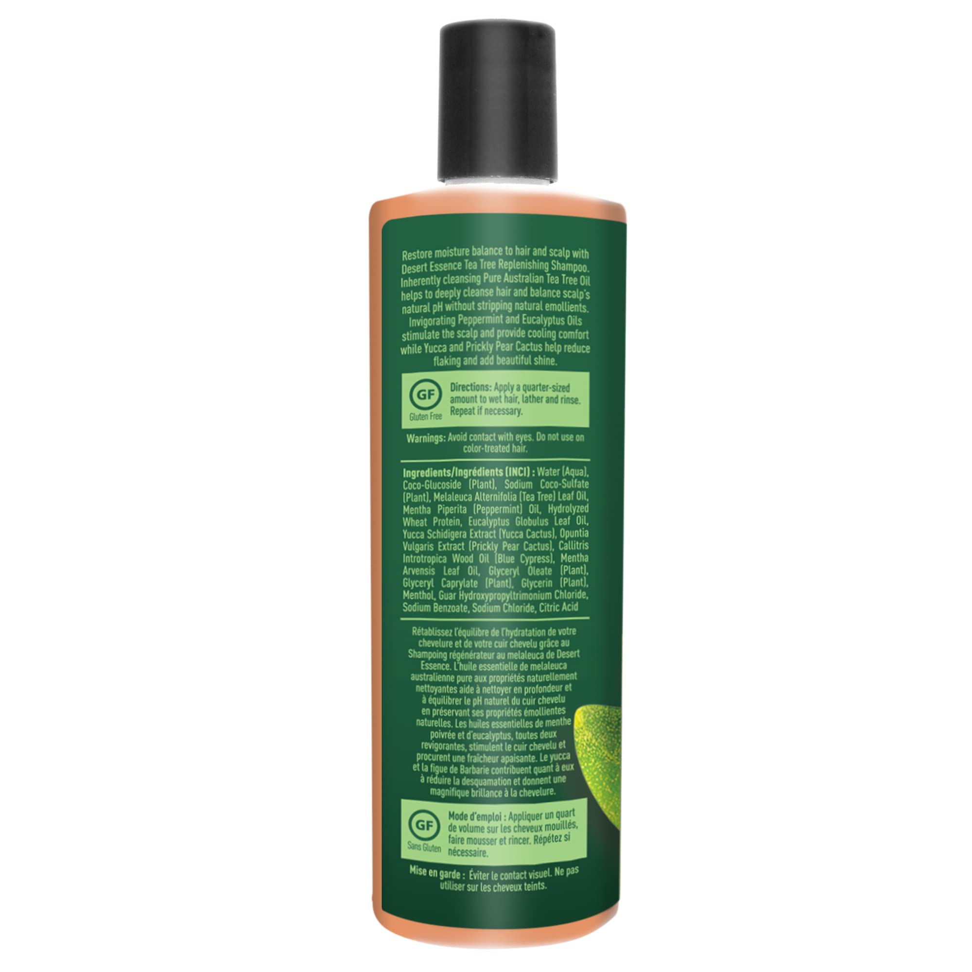 Foto 4 pulgar | Champú Desert Essence, Aceite De Árbol De Té, Regenerador, 375 Ml - Venta Internacional.